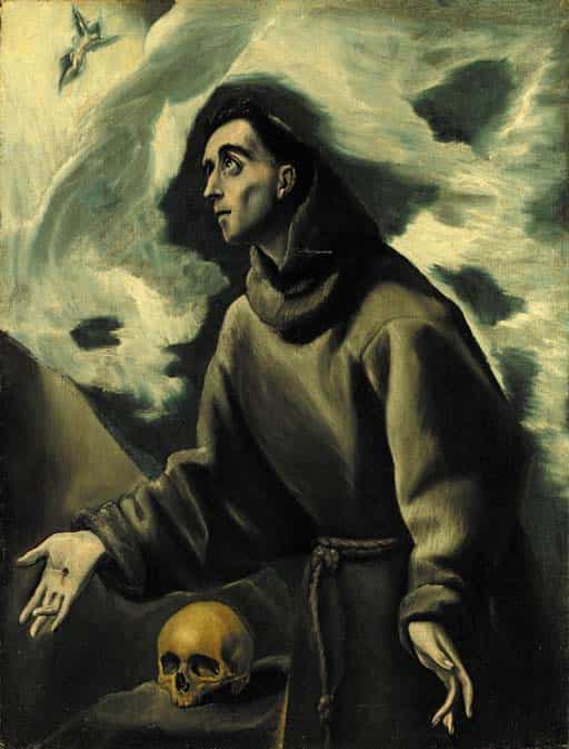 Saint Francis Receiving the Stigmata by El Greco