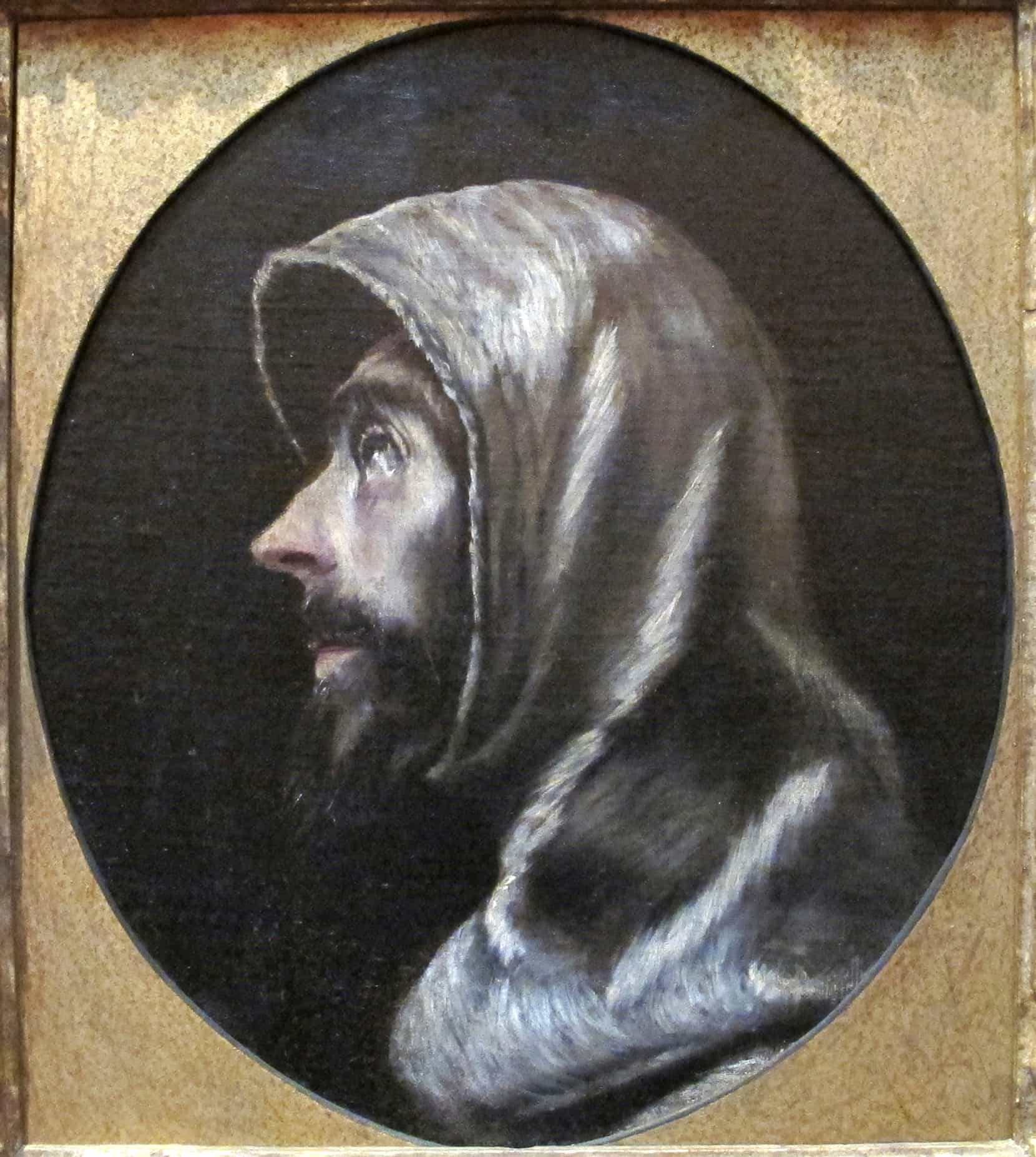 Head of Saint Francis by El Greco