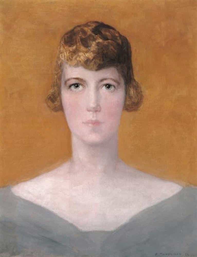 Portrait of Martha Frieda de Fries by Piet Mondrian