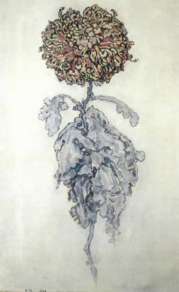 Chrysanthemum by Piet Mondrian