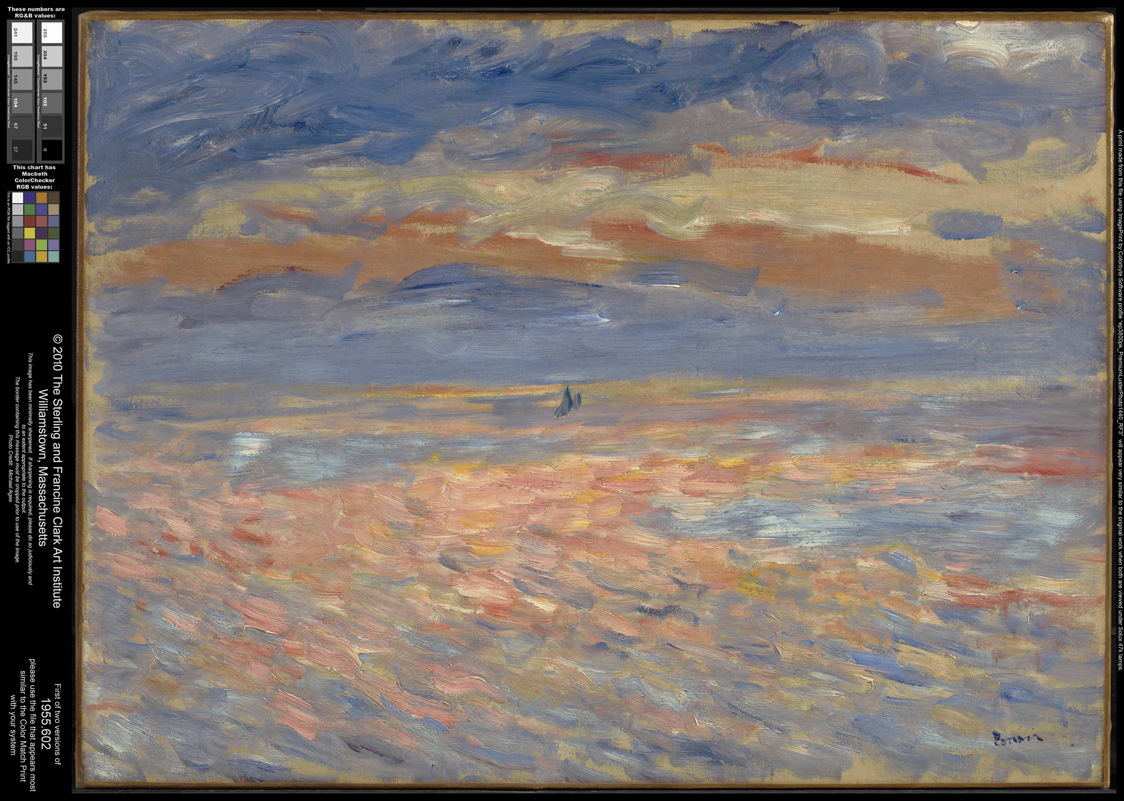 Sunset by Pierre-Auguste Renoir