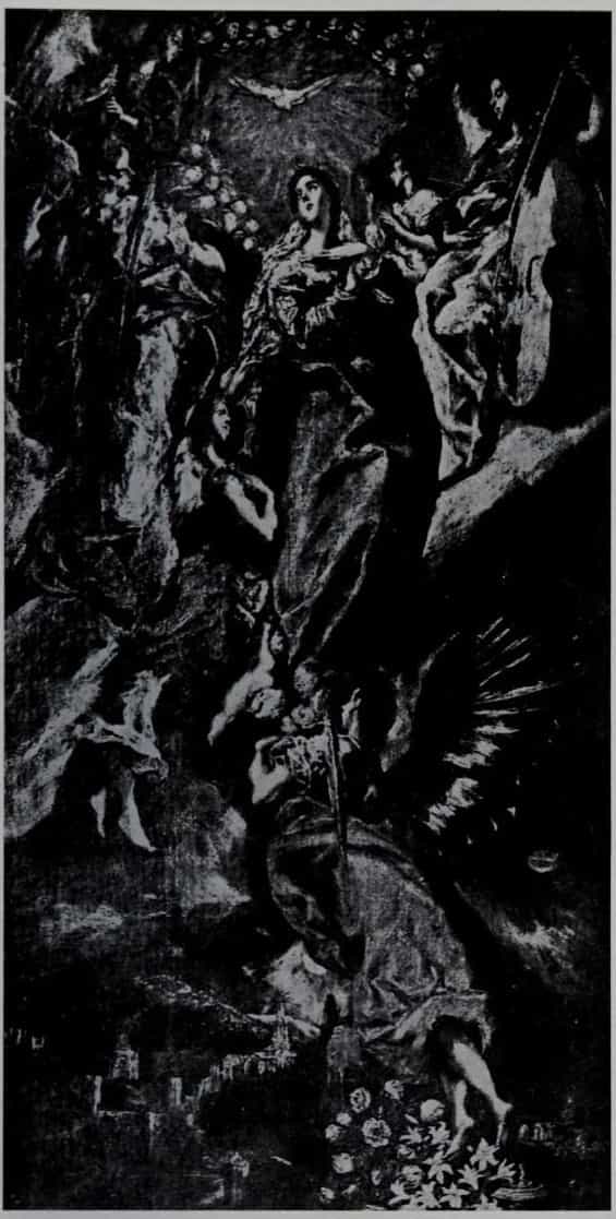 Study for Ascension of Maria (Immaculate Conception) by El Greco