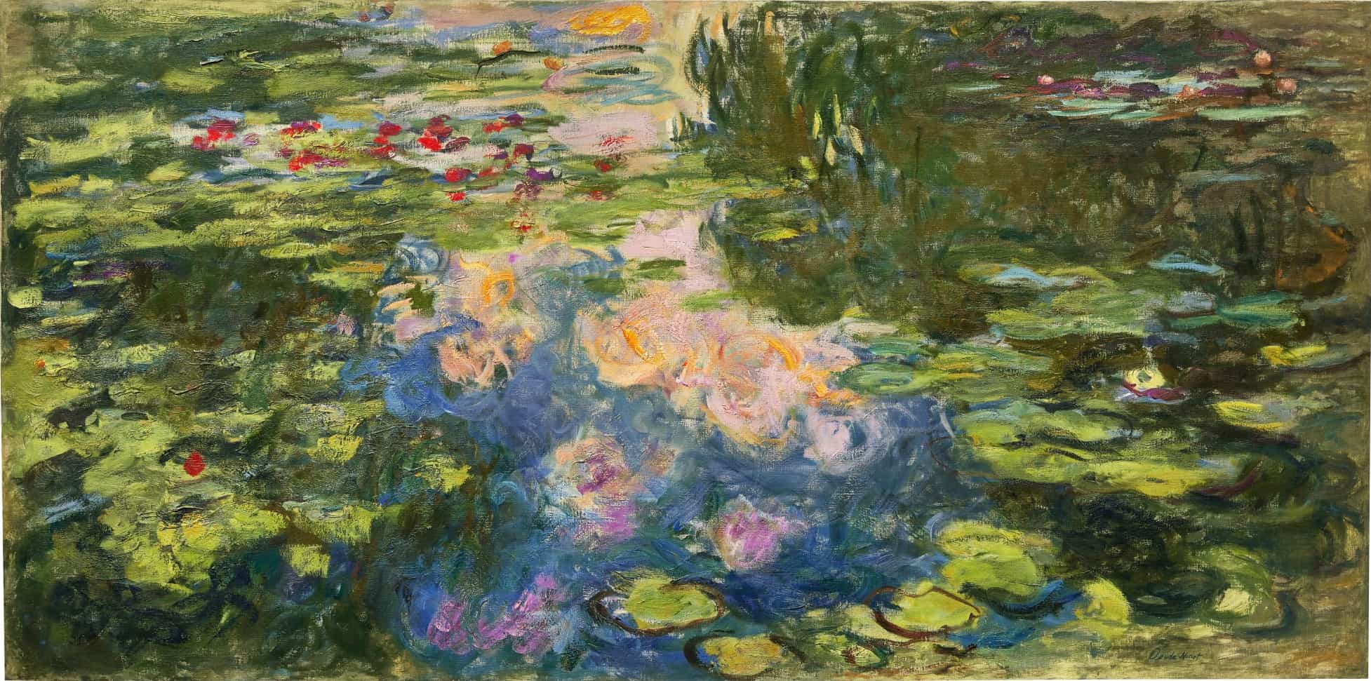 Water-Lily Pond by Claude Monet