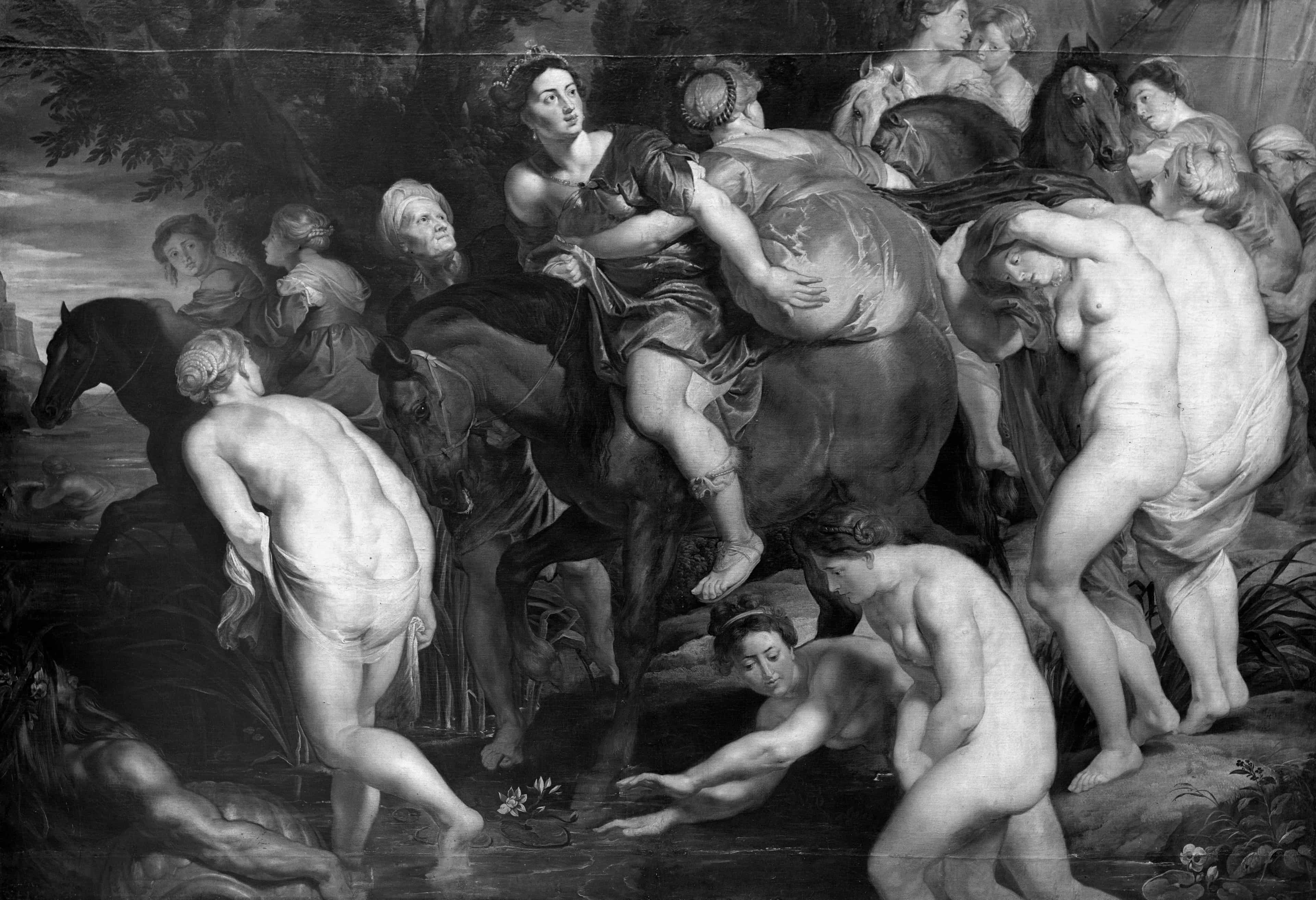 The Flight of Cloelia by Peter Paul Rubens