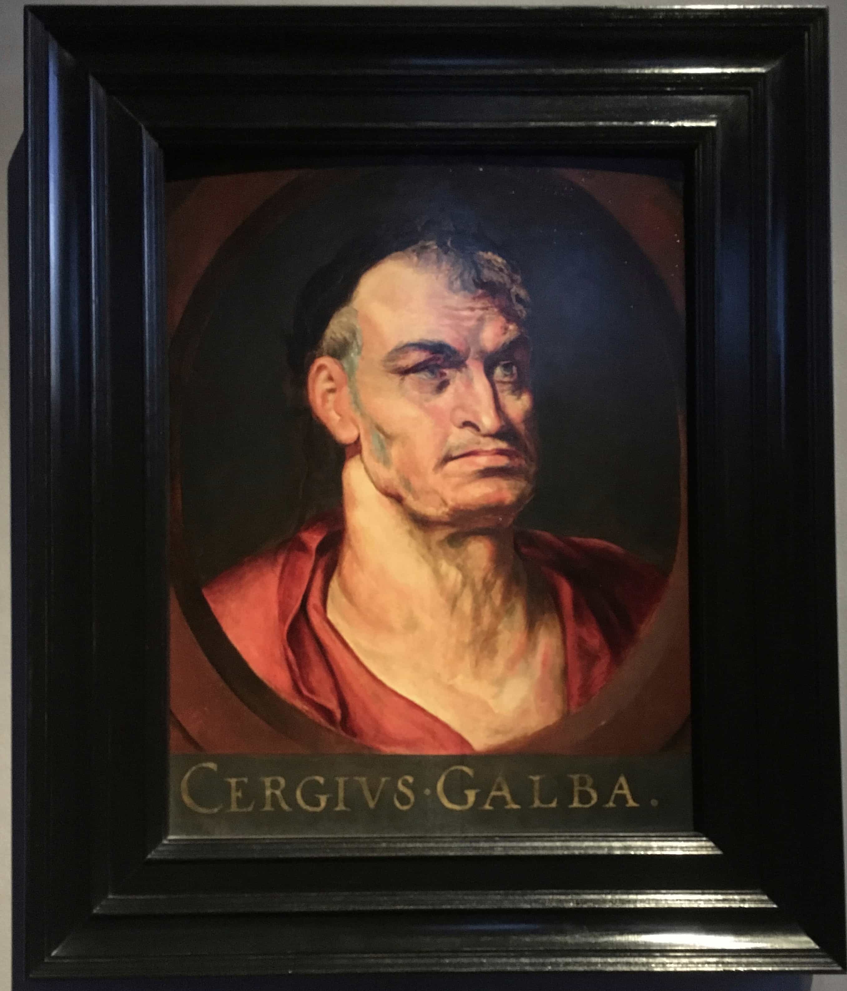 Portrait of Emperor Servius Sulpicius Gabla by Peter Paul Rubens