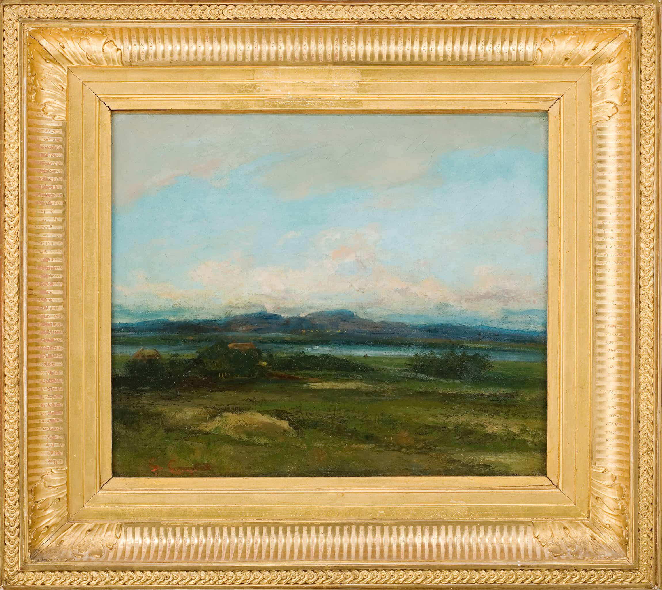 Les Étangs à Palavas by Gustave Courbet