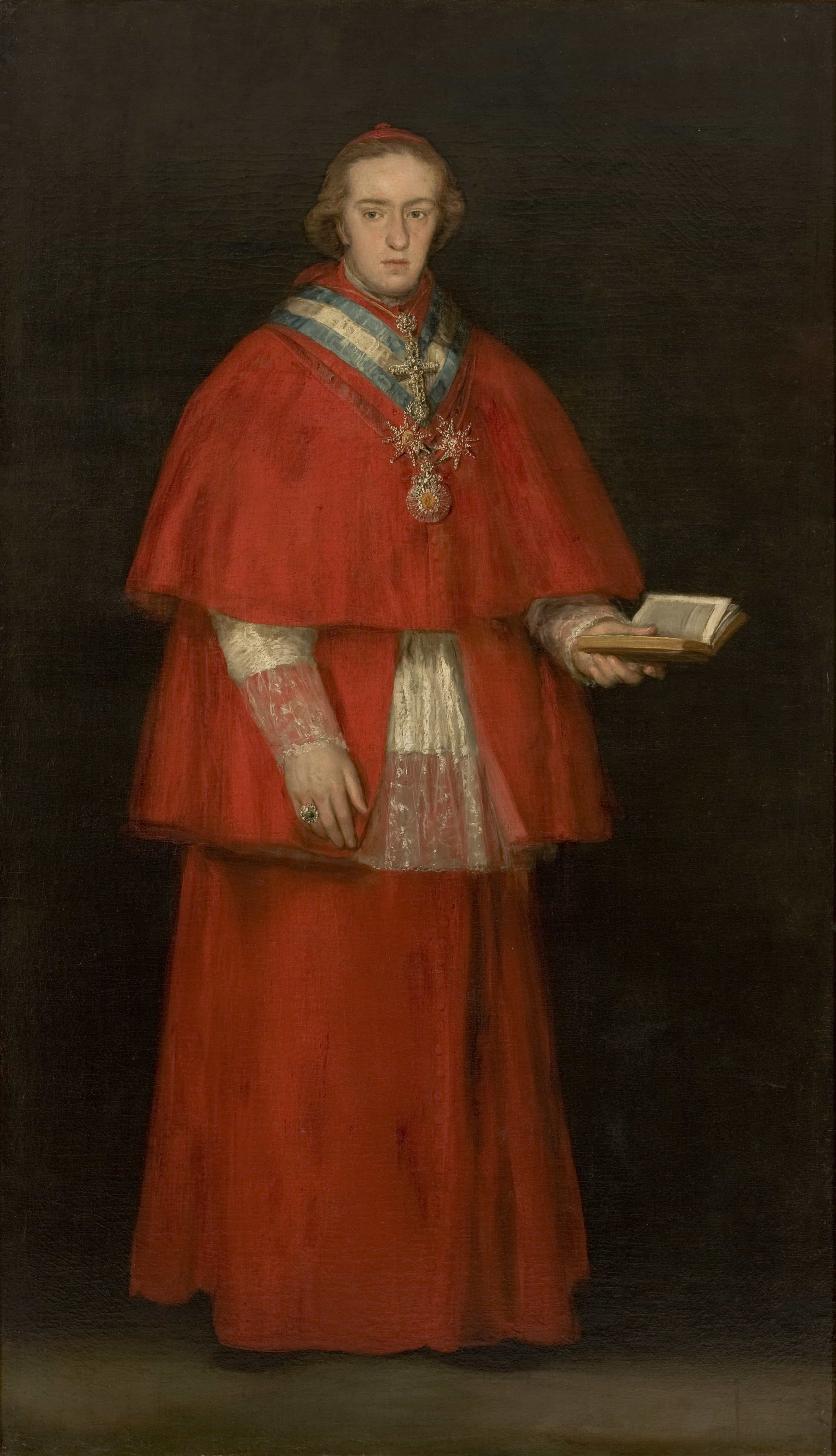Cardinal Luis María de Borbón y Vallabriga by Francisco Goya