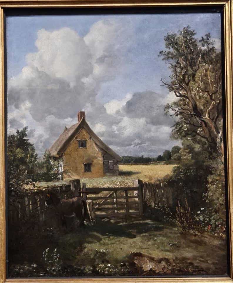The Cottage in a Cornfield by John Constable