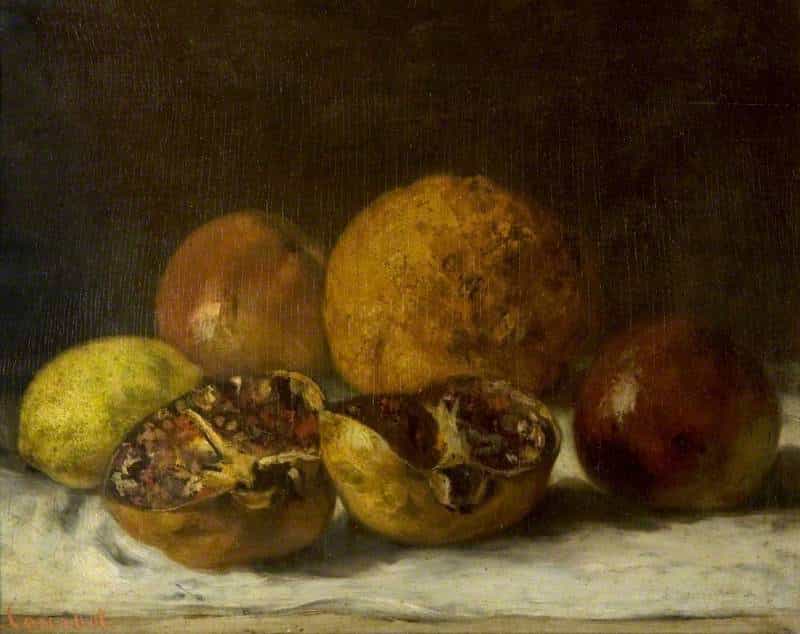 Pomegranates by Gustave Courbet