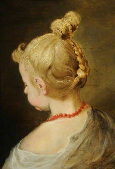 Sketch of One of the Artist's Daughters by Peter Paul Rubens