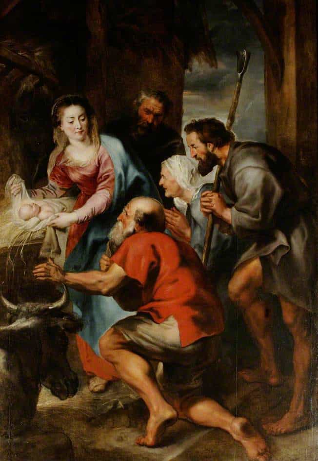 Adoration of the Shepherds by Peter Paul Rubens