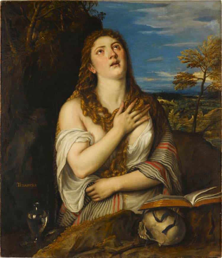 Saint Mary Magdalene as a Penitent by Titian