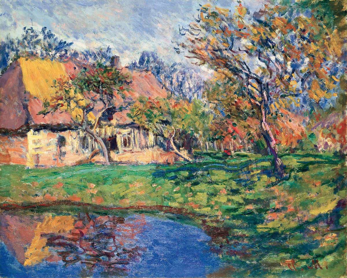 Chaumière normande by Claude Monet