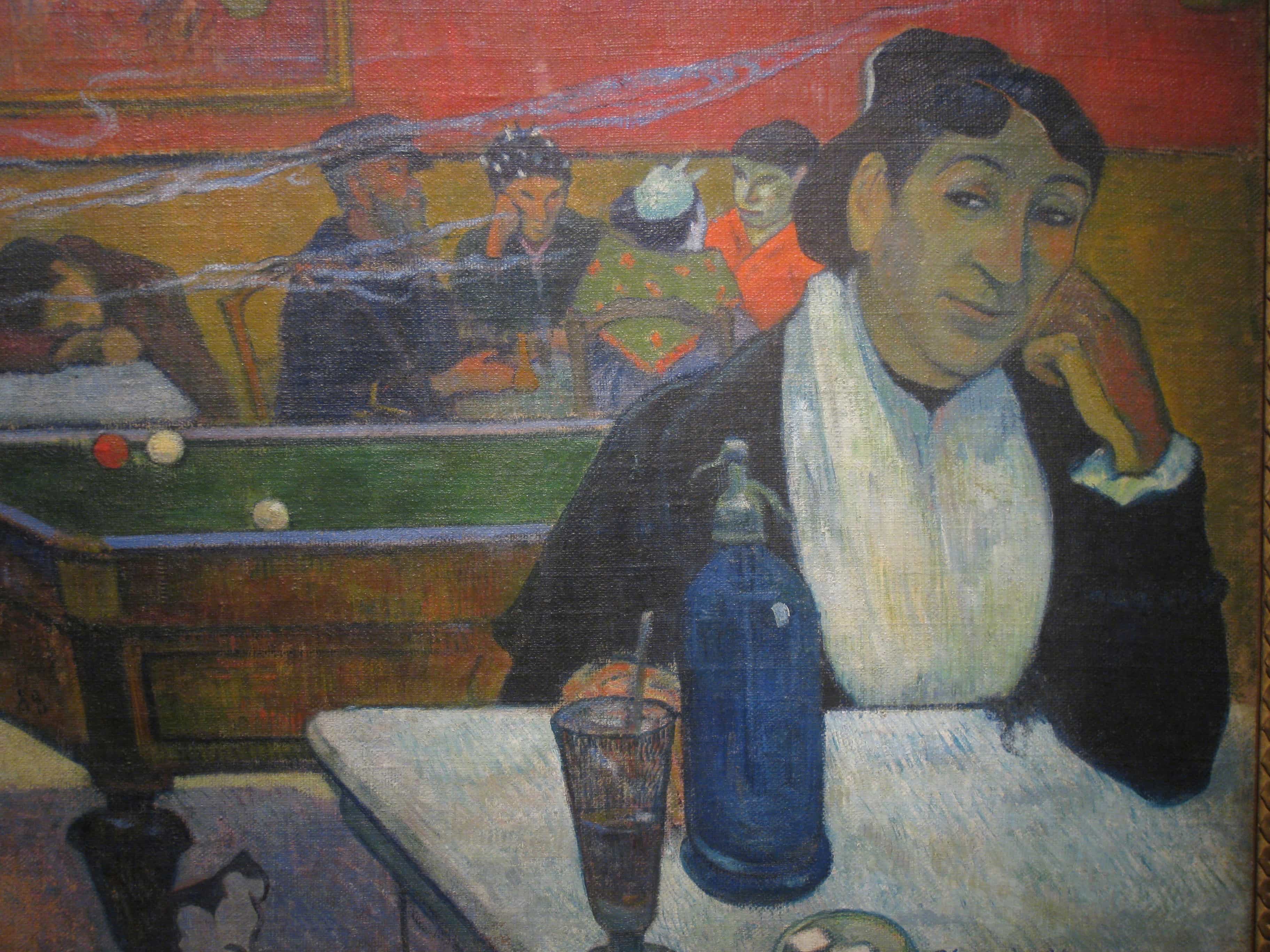 Cafe at Arles by Paul Gauguin