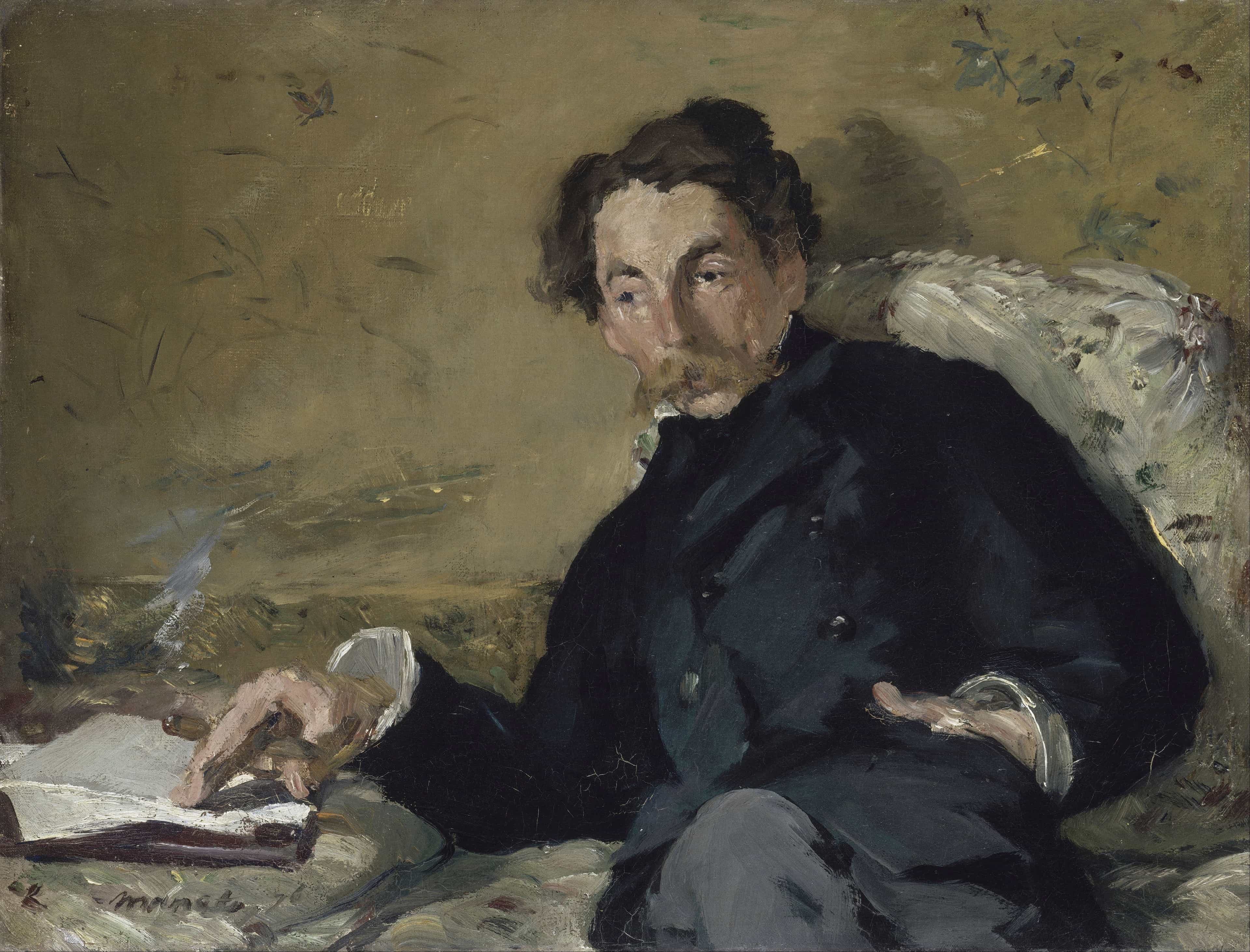 Portrait of Stéphane Mallarmé by Édouard Manet