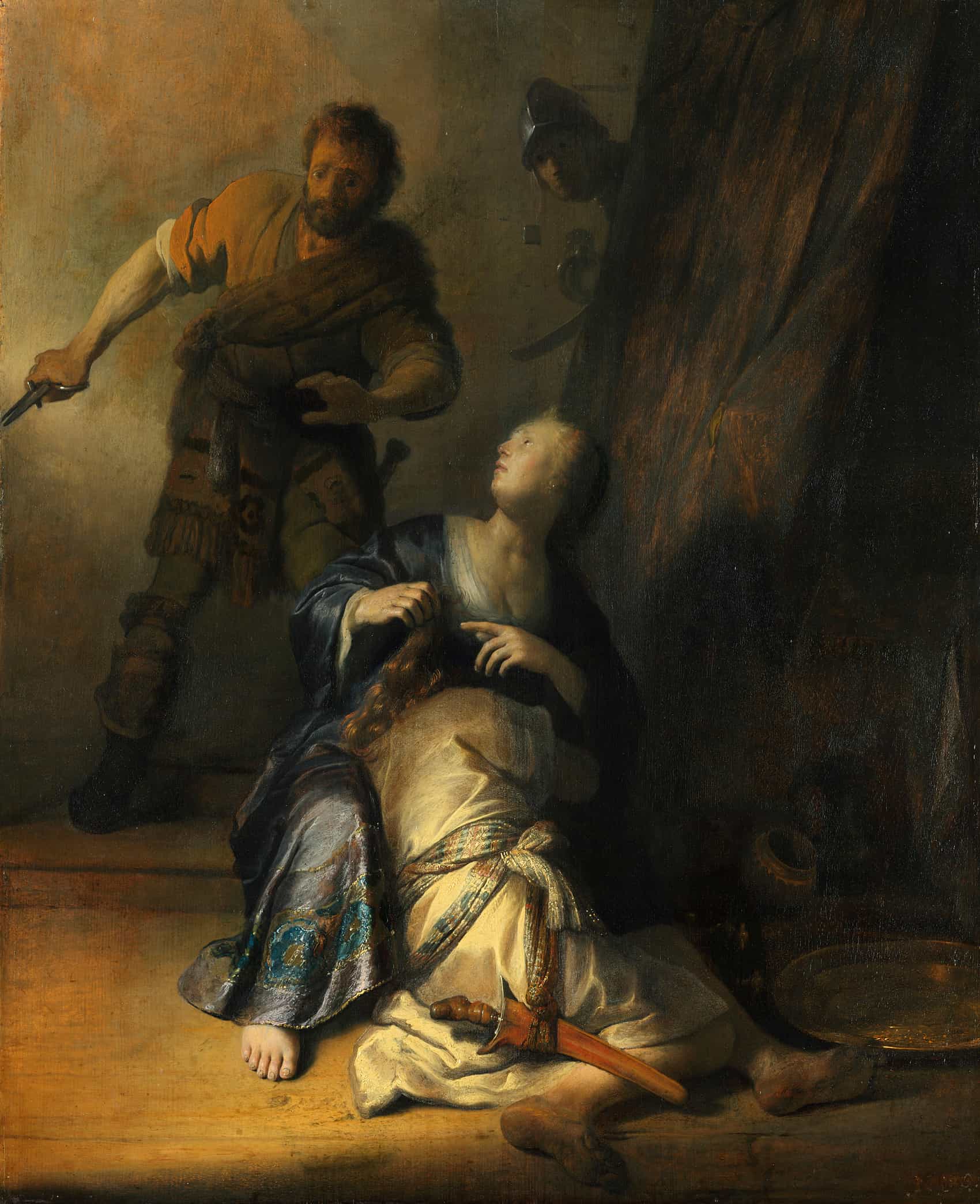 Samson Betrayed by Delilah by Rembrandt