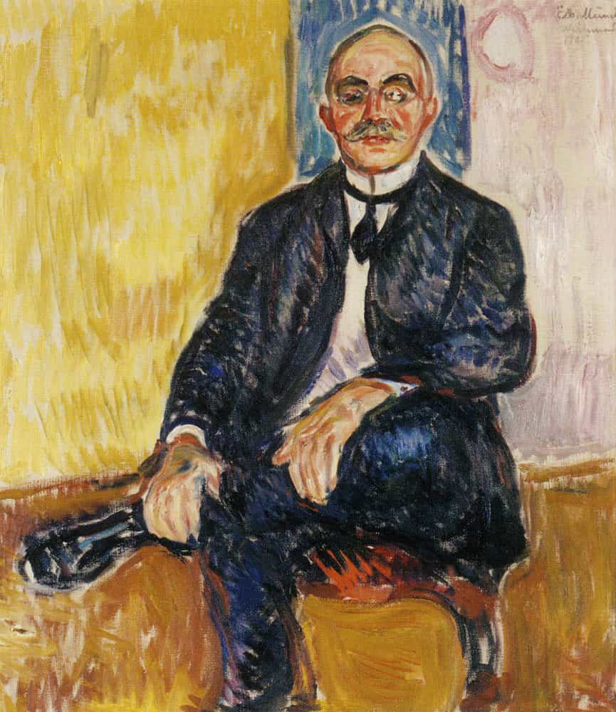 Gustav Schiefler by Edvard Munch