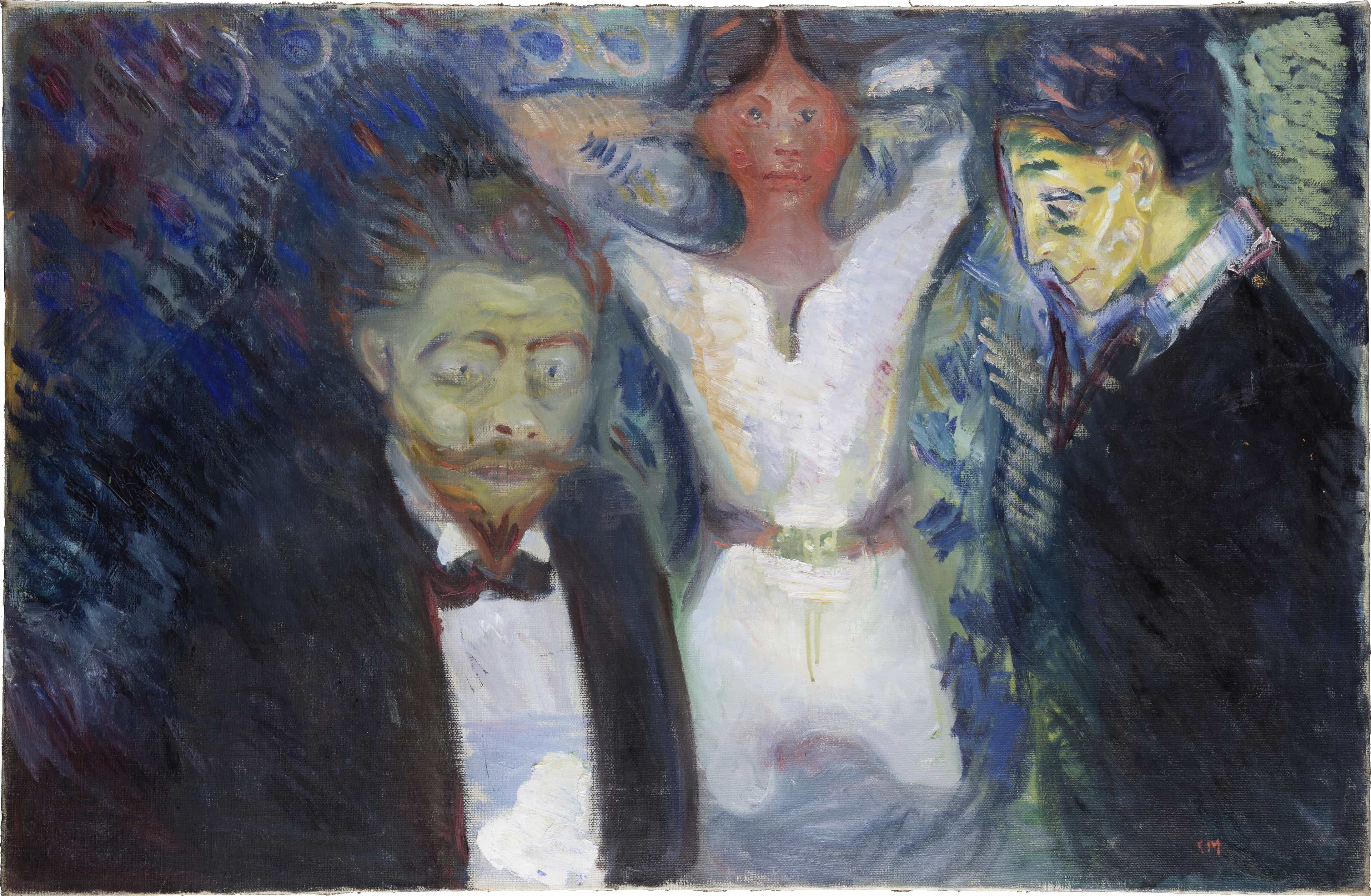 Jealousy by Edvard Munch