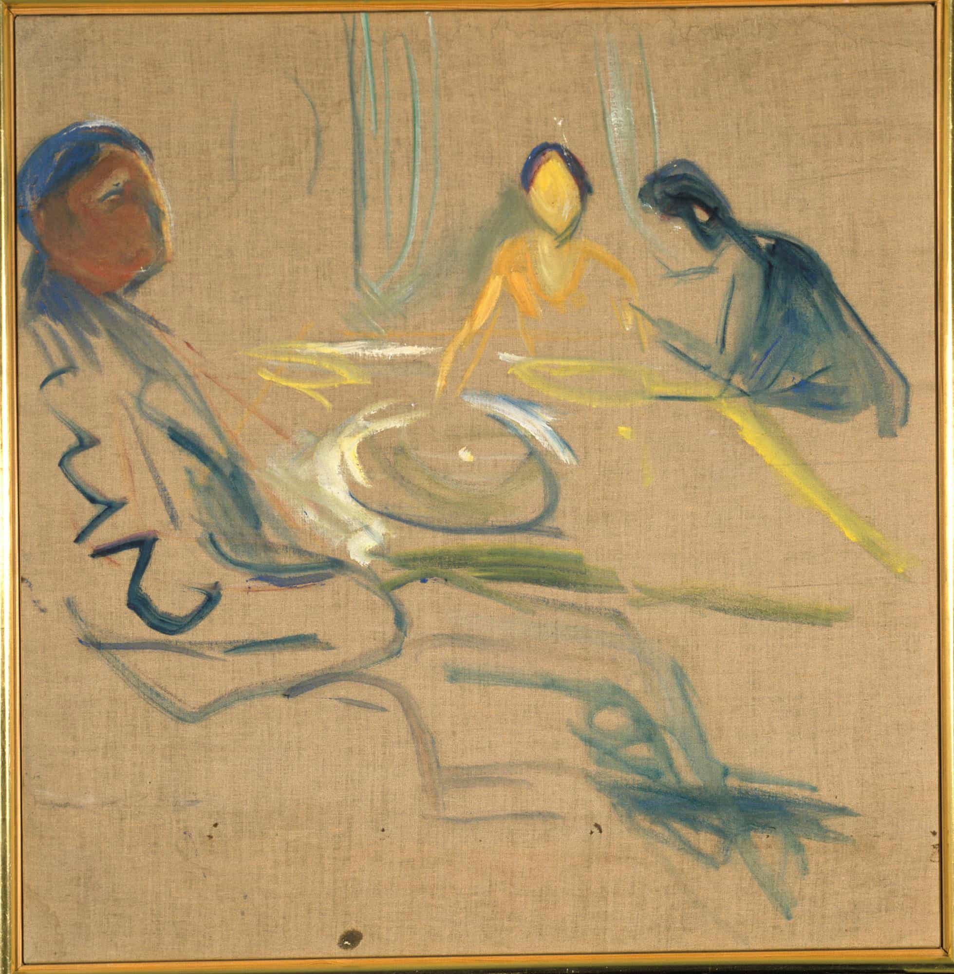 The Wedding of the Bohemian by Edvard Munch