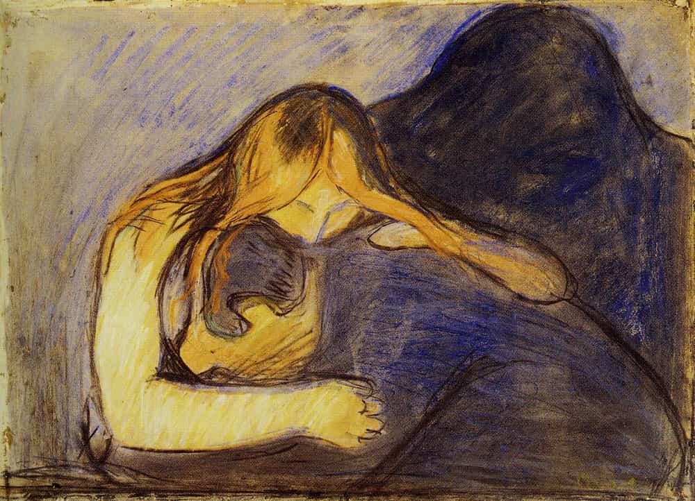 Vampire by Edvard Munch
