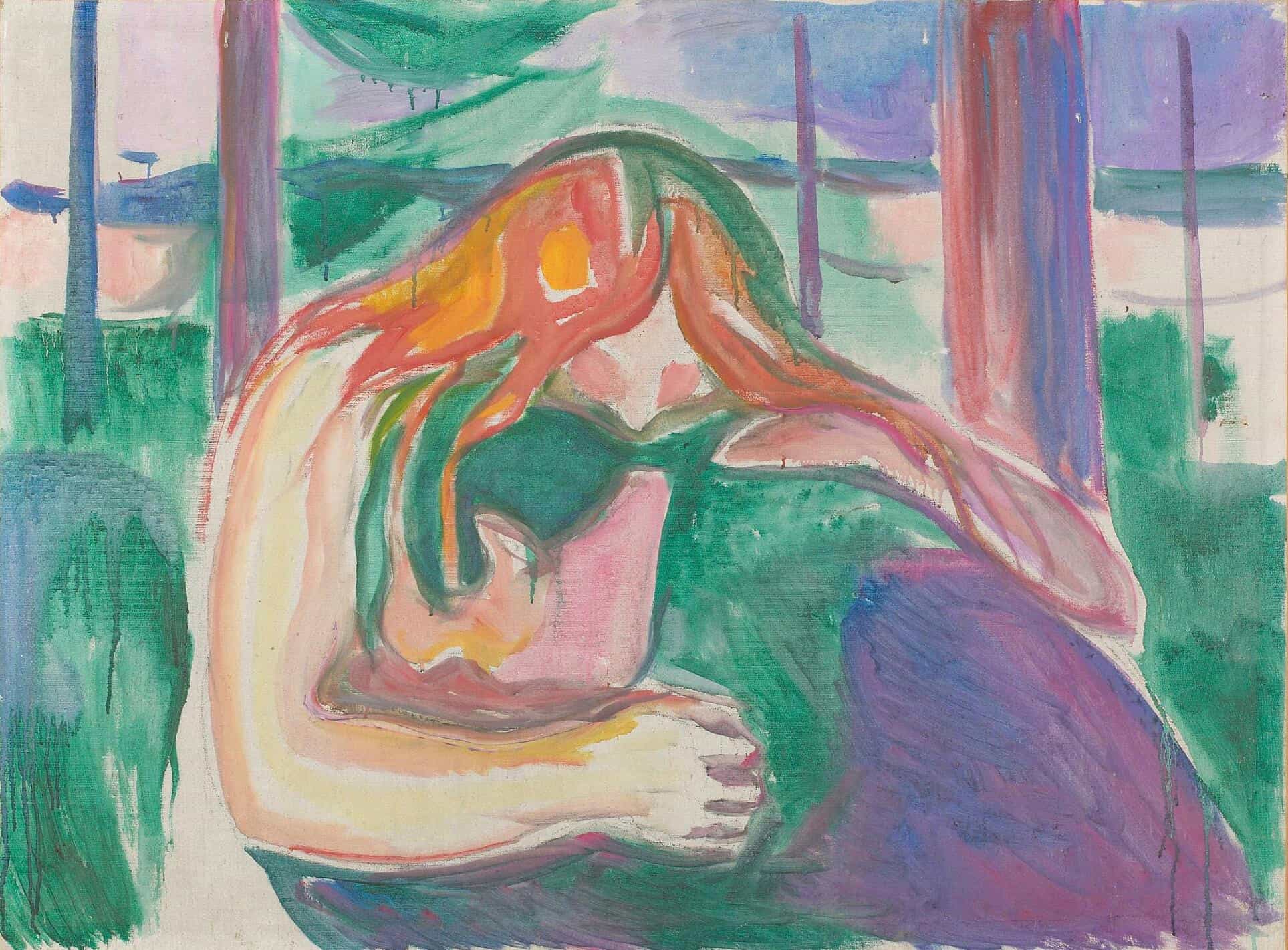 Vampire by Edvard Munch