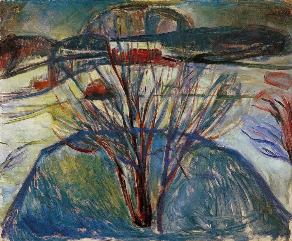 Winter Night by Edvard Munch