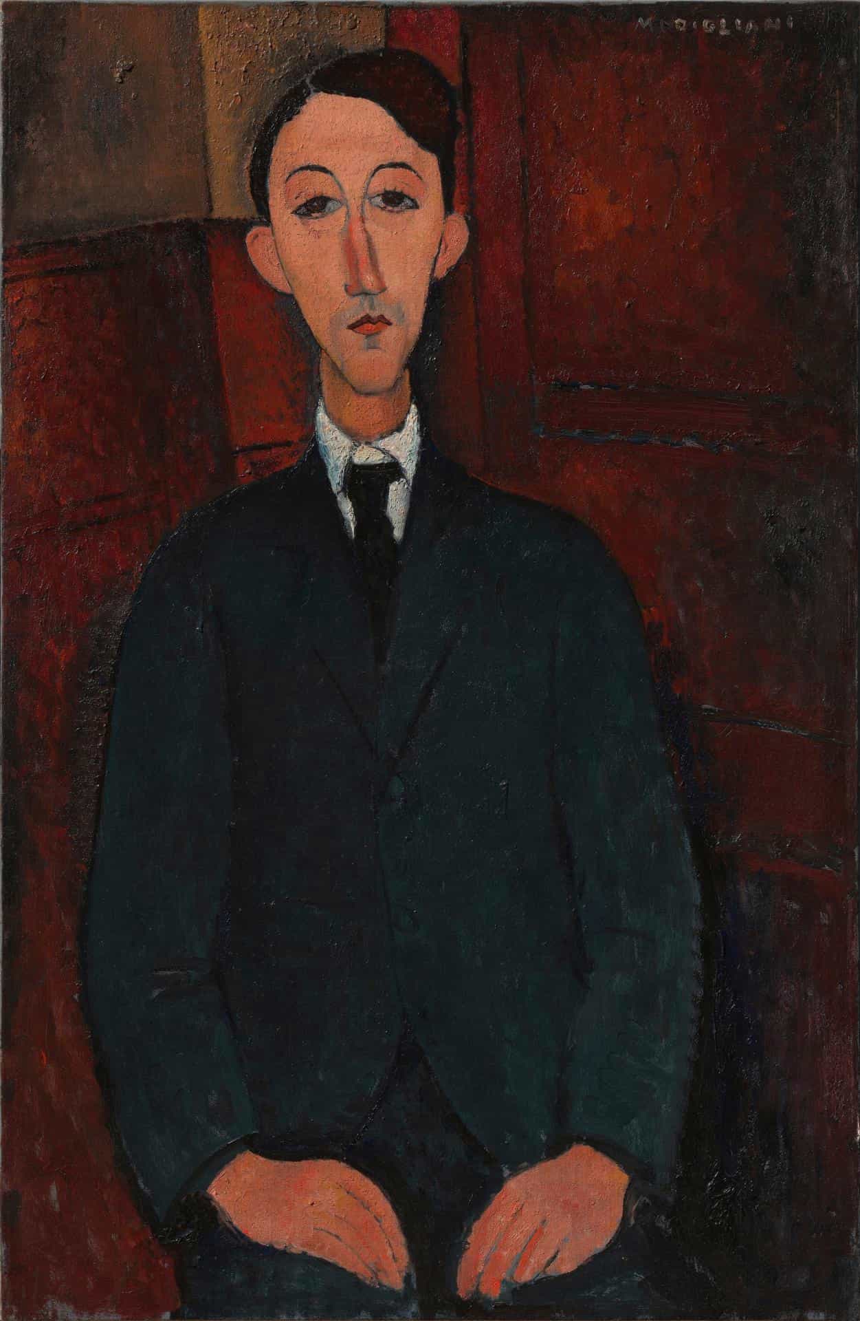 Portrait of Manuel Humbert by Amedeo Modigliani