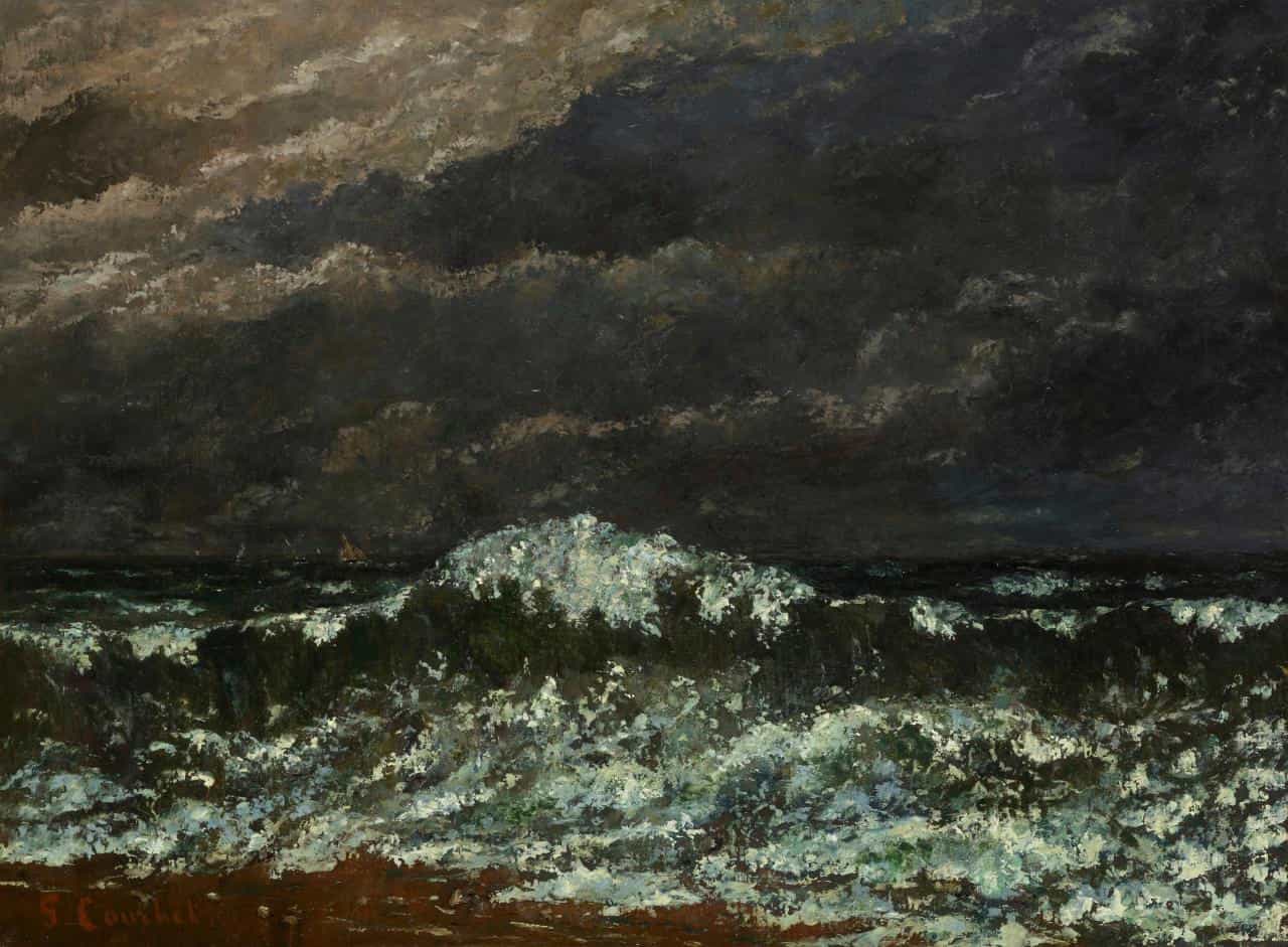 The Wave by Gustave Courbet