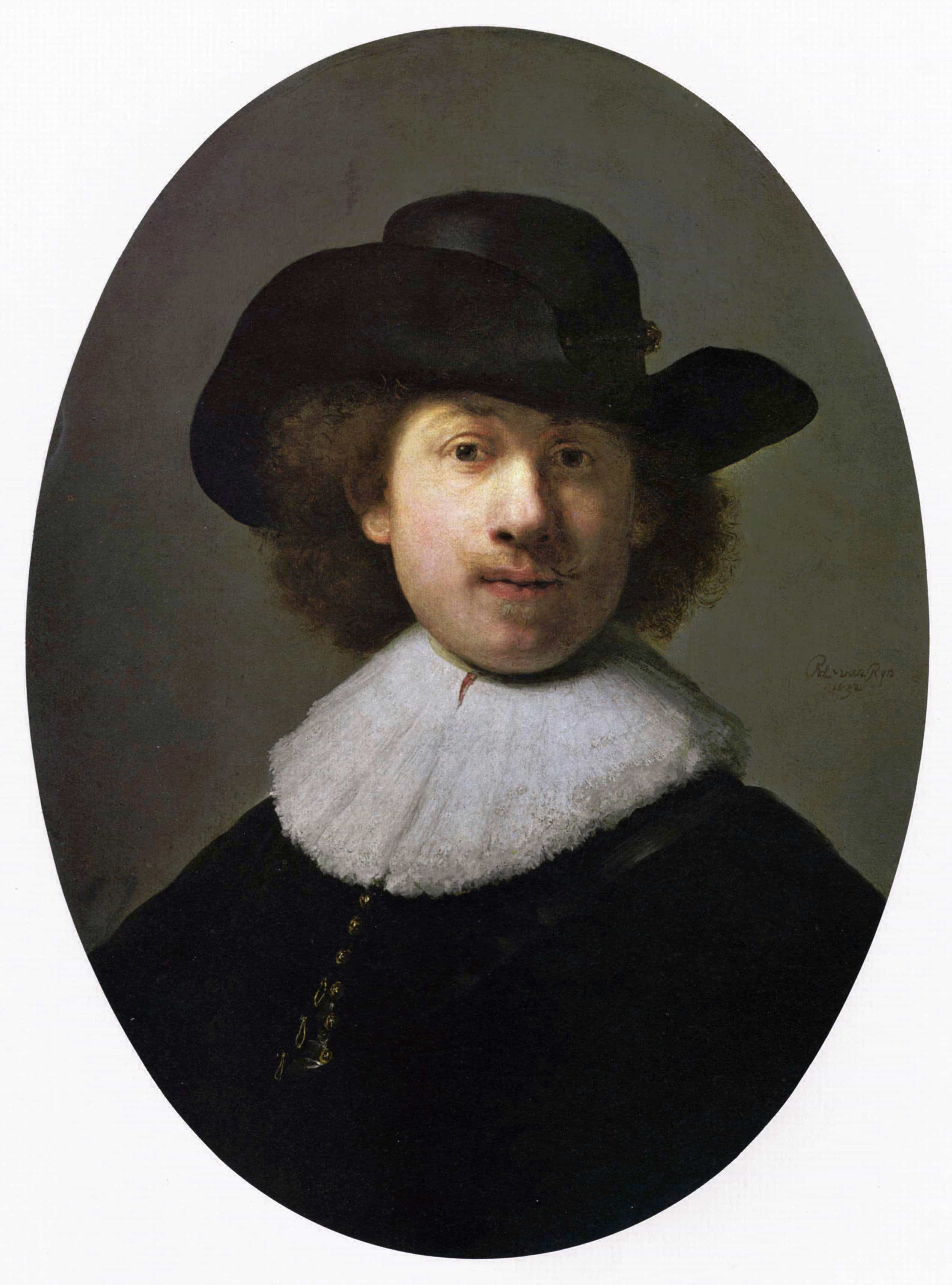 Self-portrait as a Citizen by Rembrandt