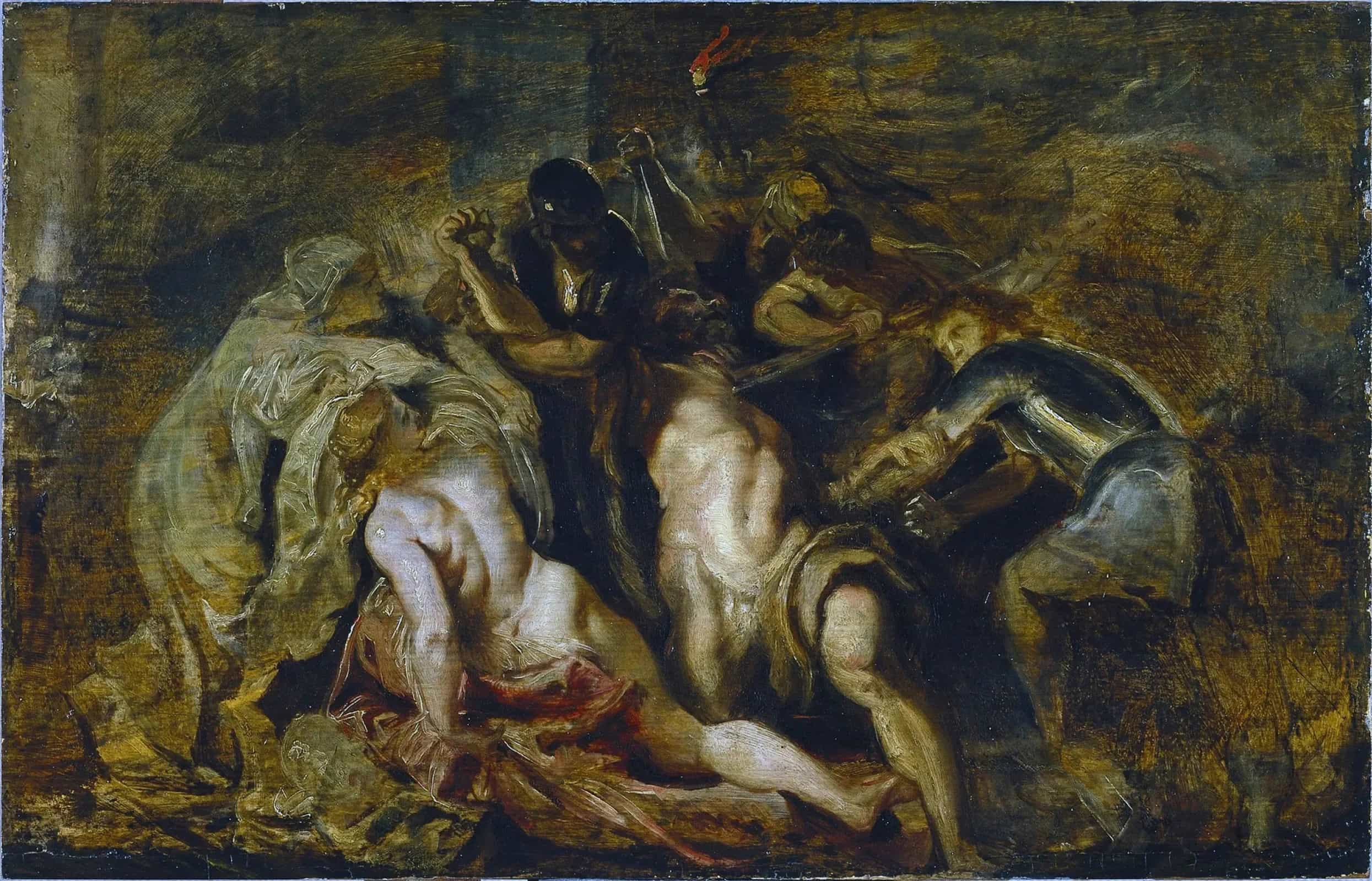 Samson Is Blinded (Judges 16:21) by Peter Paul Rubens