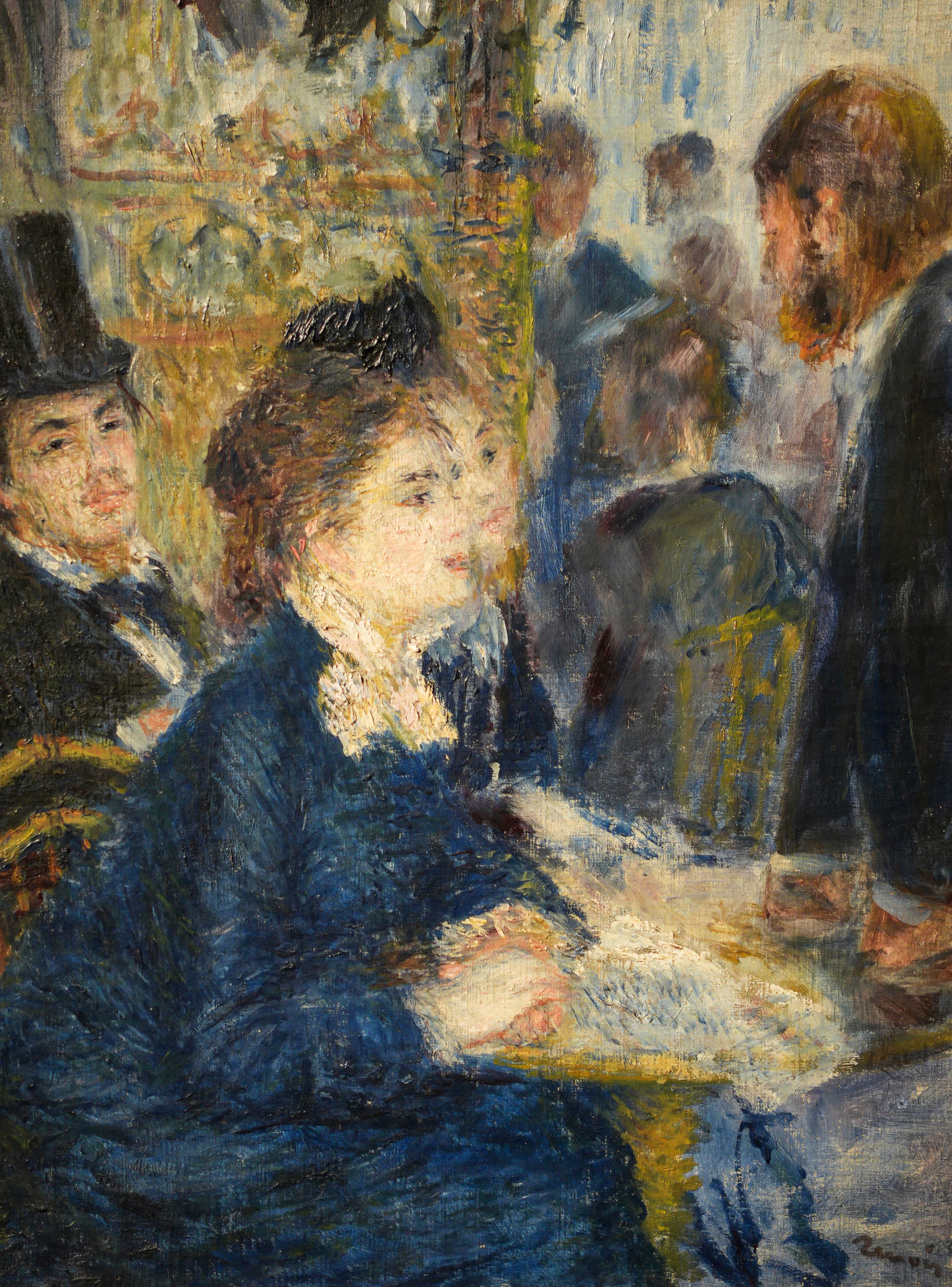 In the Café by Pierre-Auguste Renoir
