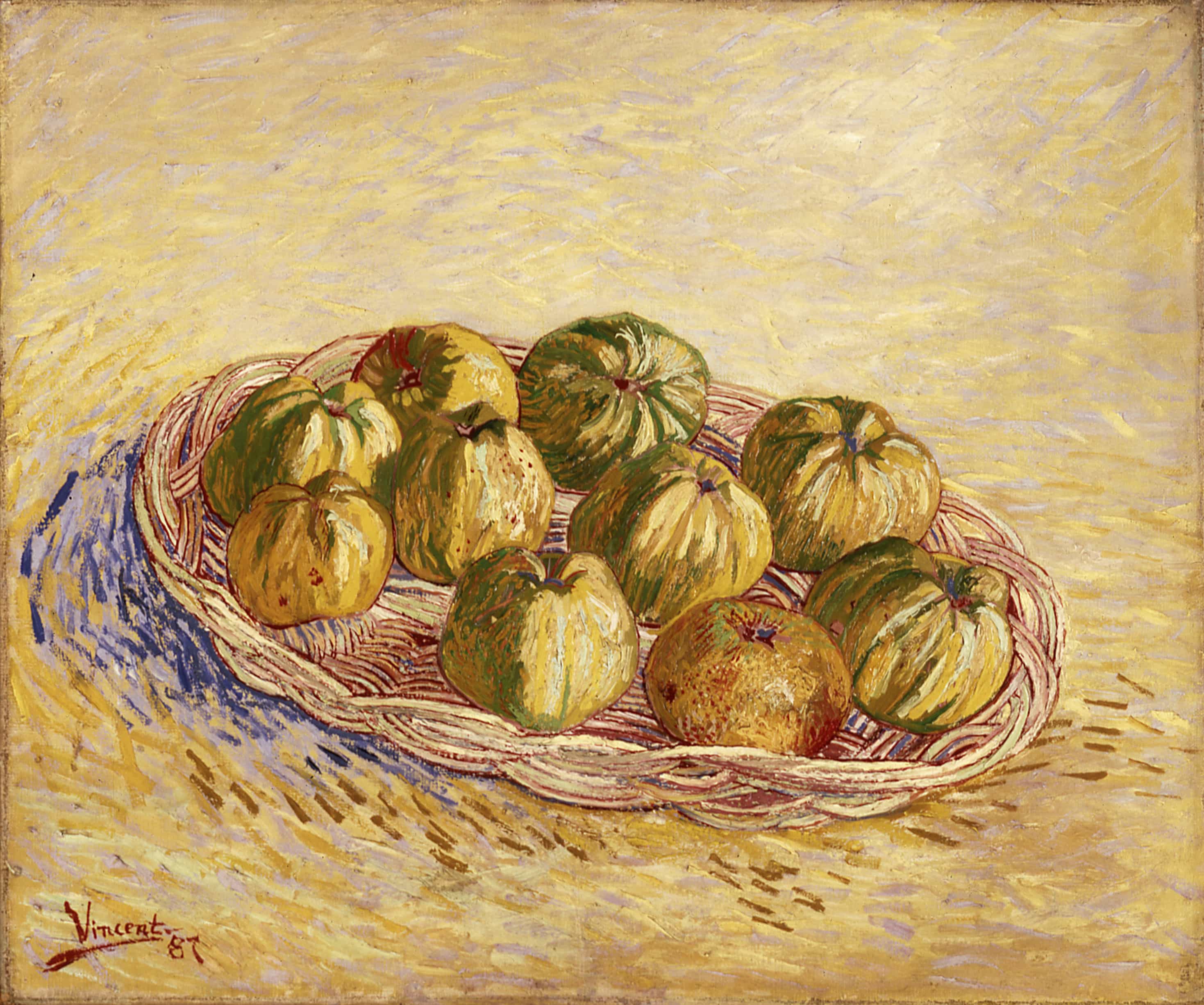 Still Life with Basket of Apples by Vincent van Gogh