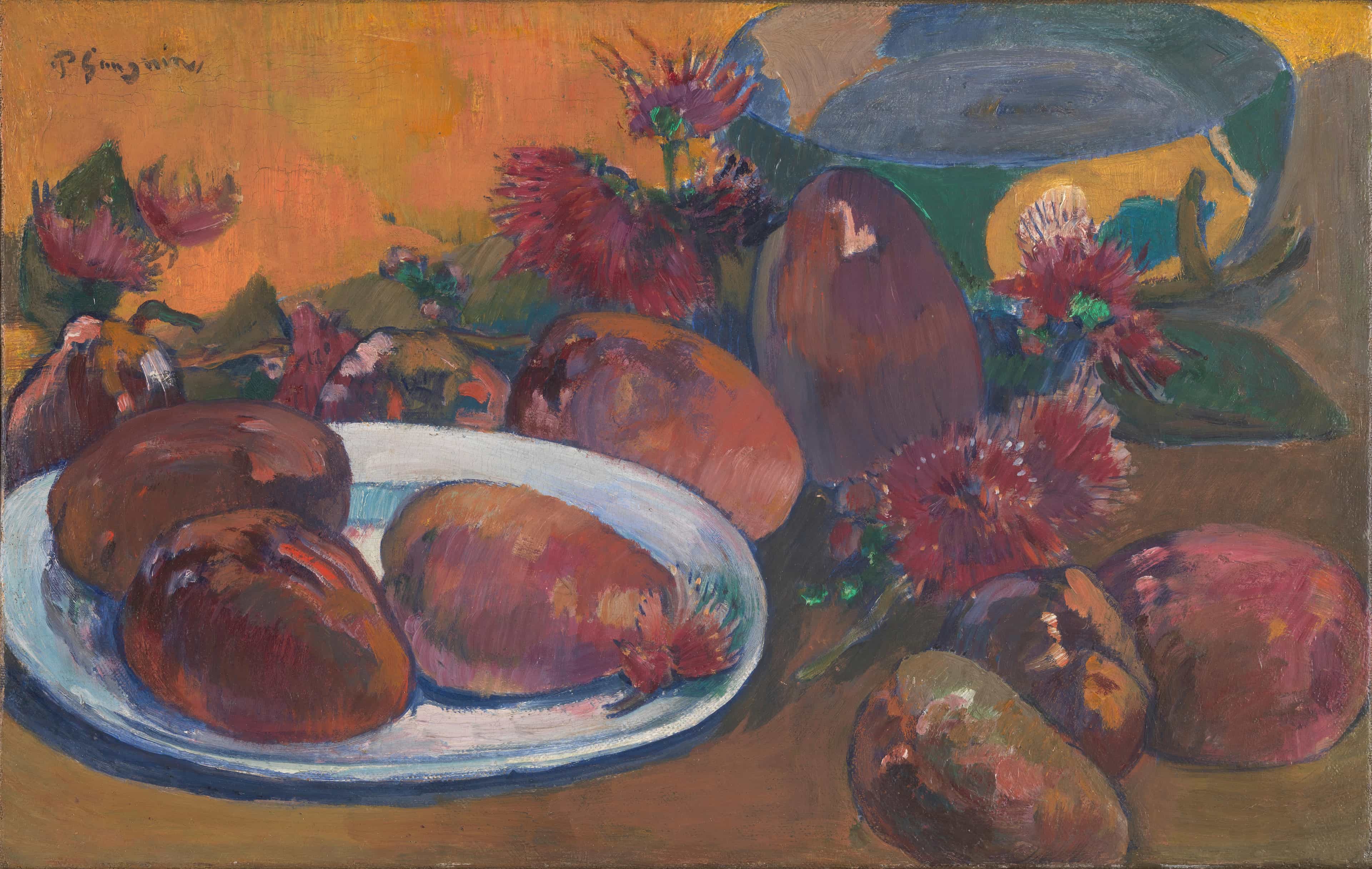 Still Life with Mangoes by Paul Gauguin