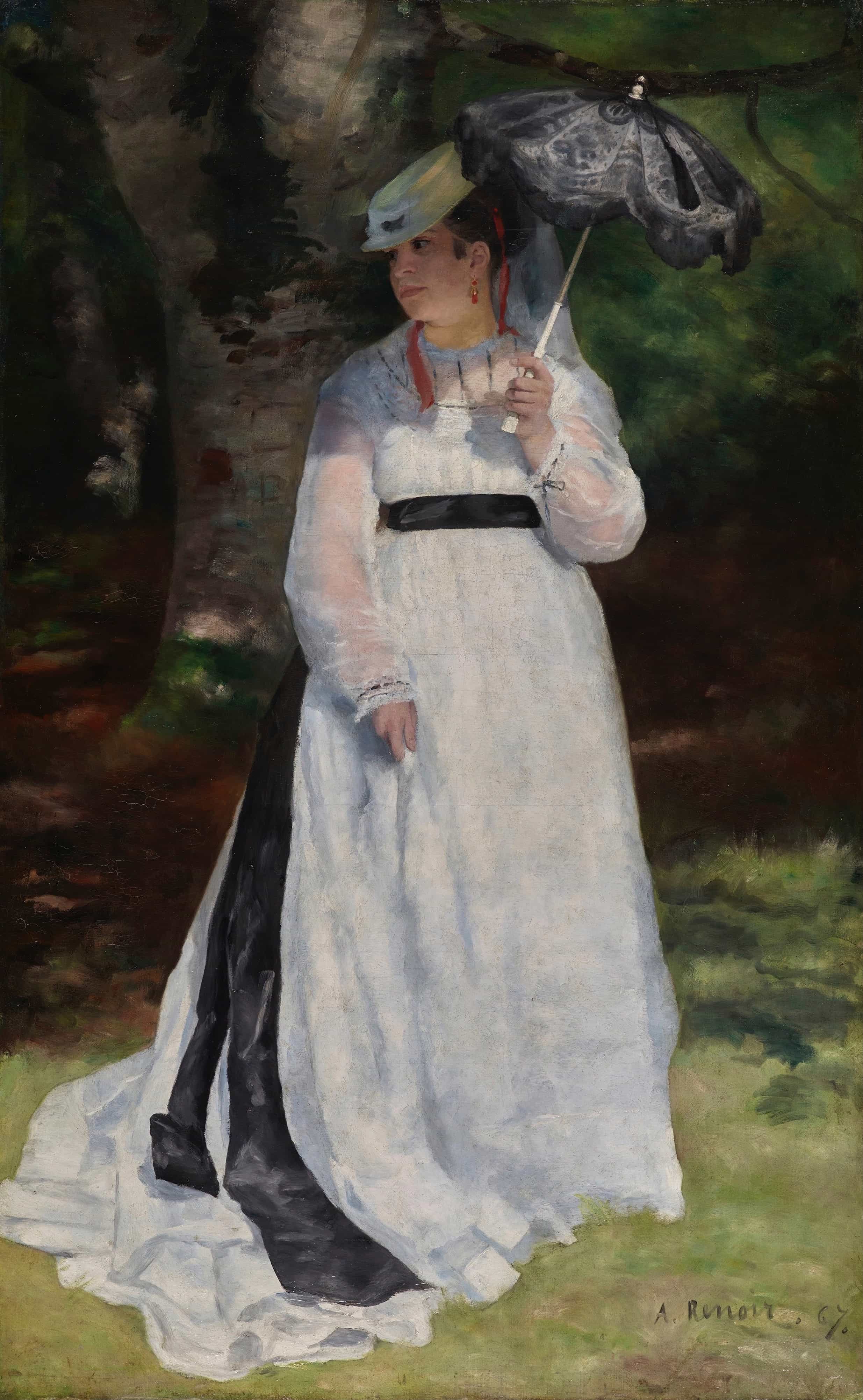 Lise with a Parasol by Pierre-Auguste Renoir