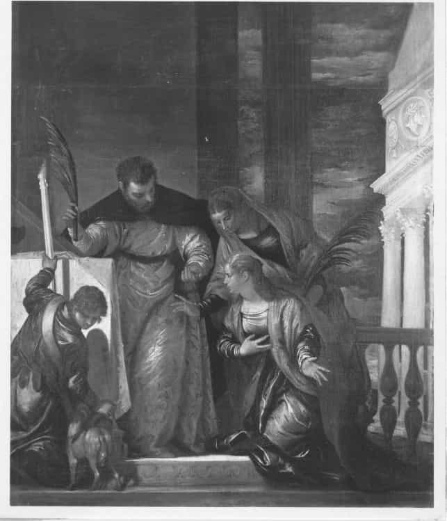 Szene aus dem Leben der hl. Klara by Paolo Veronese