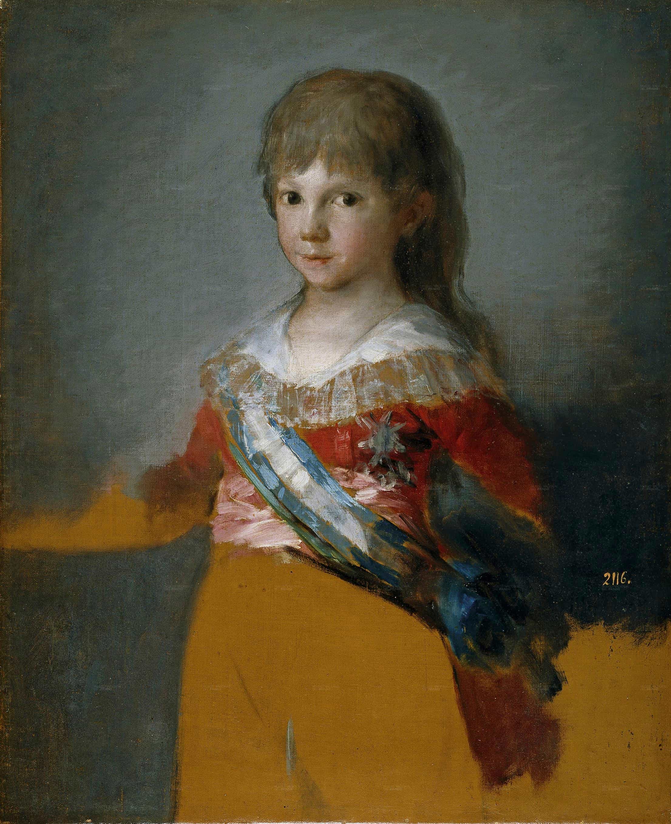 Infante Francisco de Paula by Francisco Goya