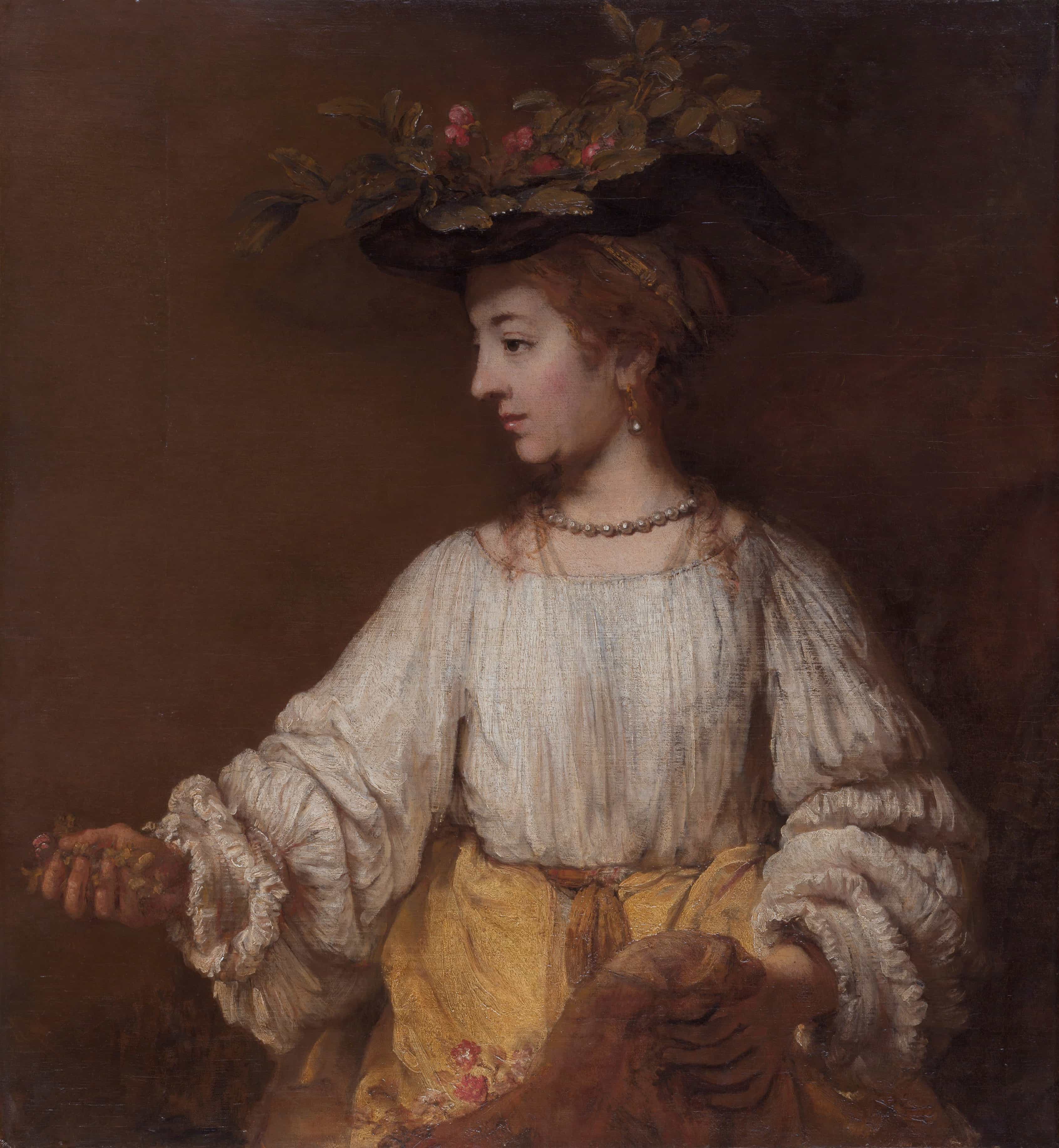 Flora by Rembrandt