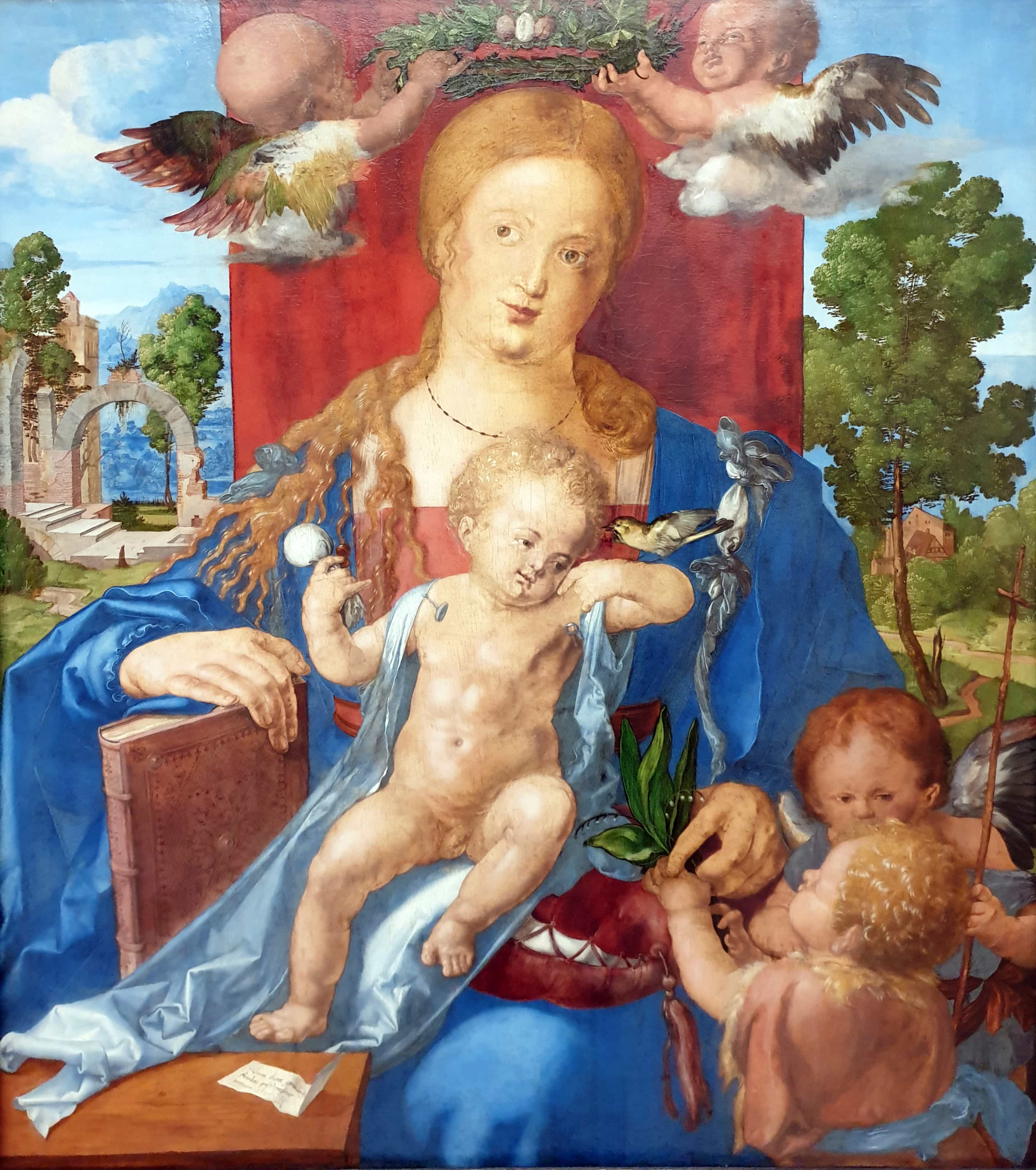 Madonna with the Siskin by Albrecht Dürer