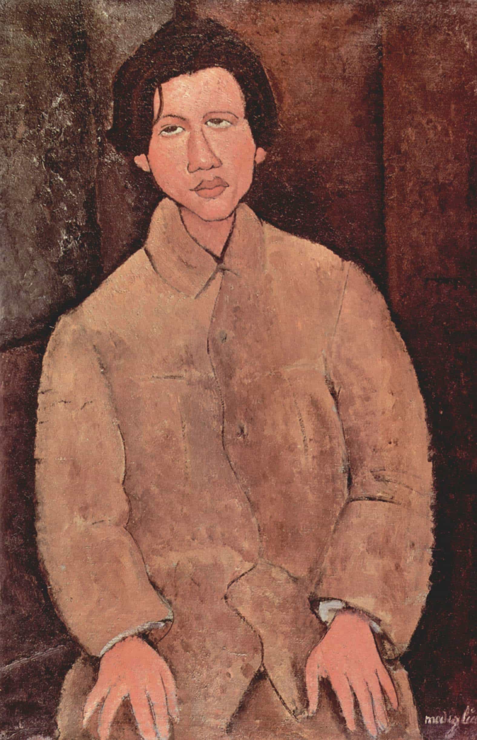 Portrait of Chaim Soutine by Amedeo Modigliani
