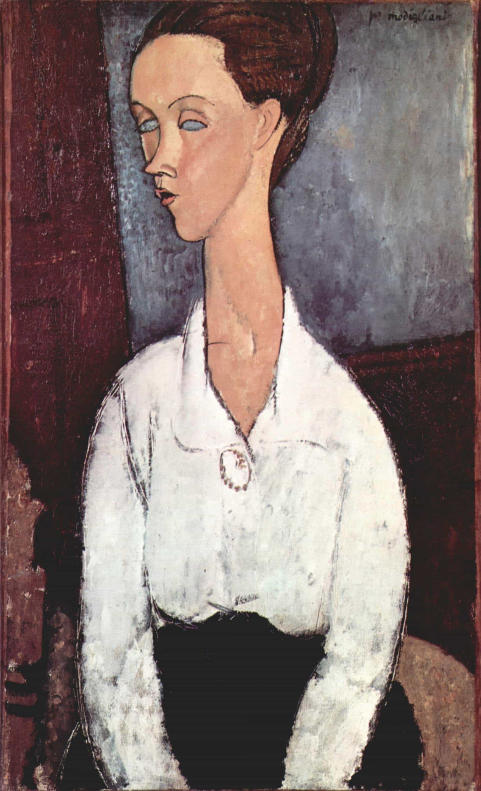 Portrait of Lunia Czechowska by Amedeo Modigliani