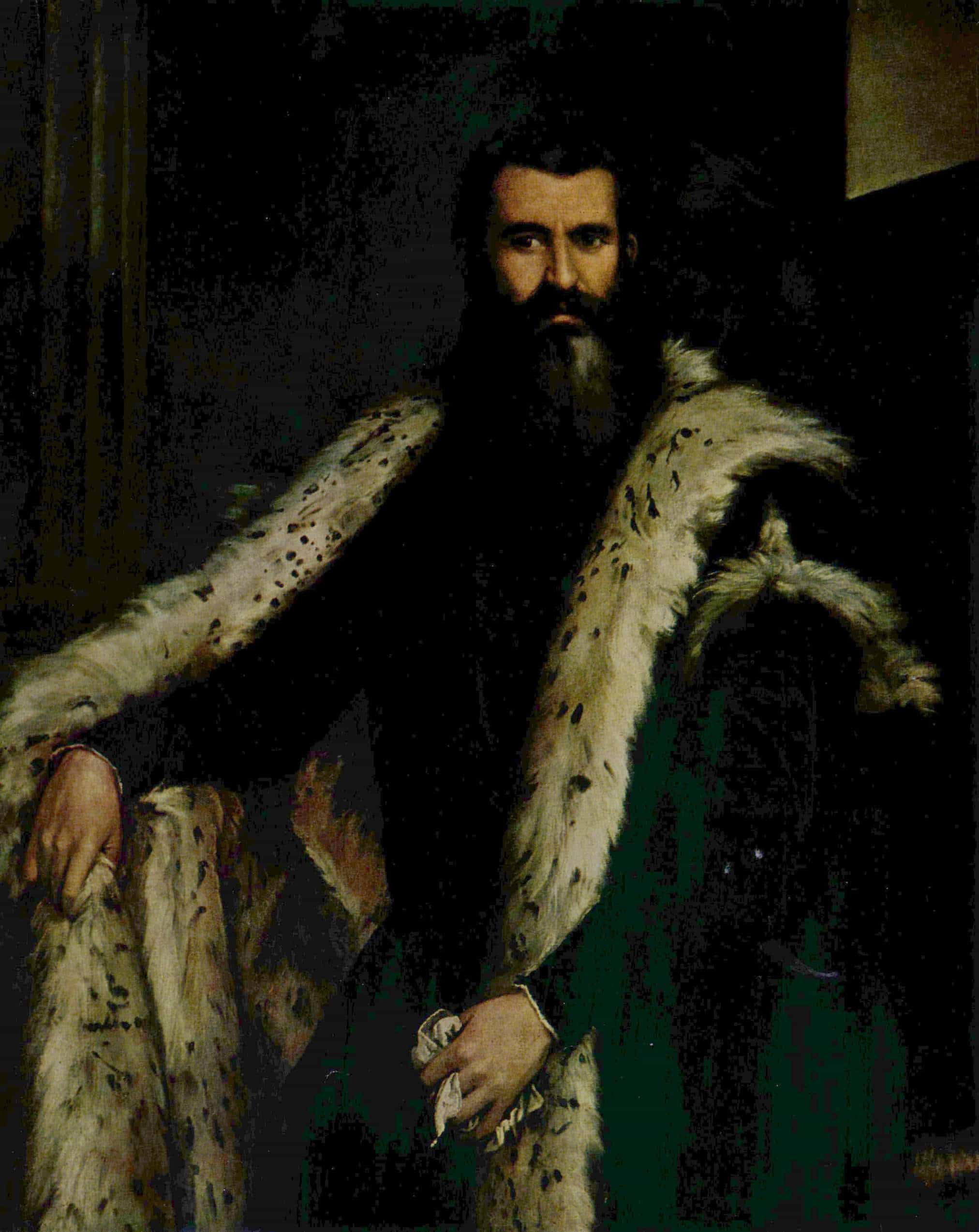 Portrait of a Gentleman in a Fur by Paolo Veronese