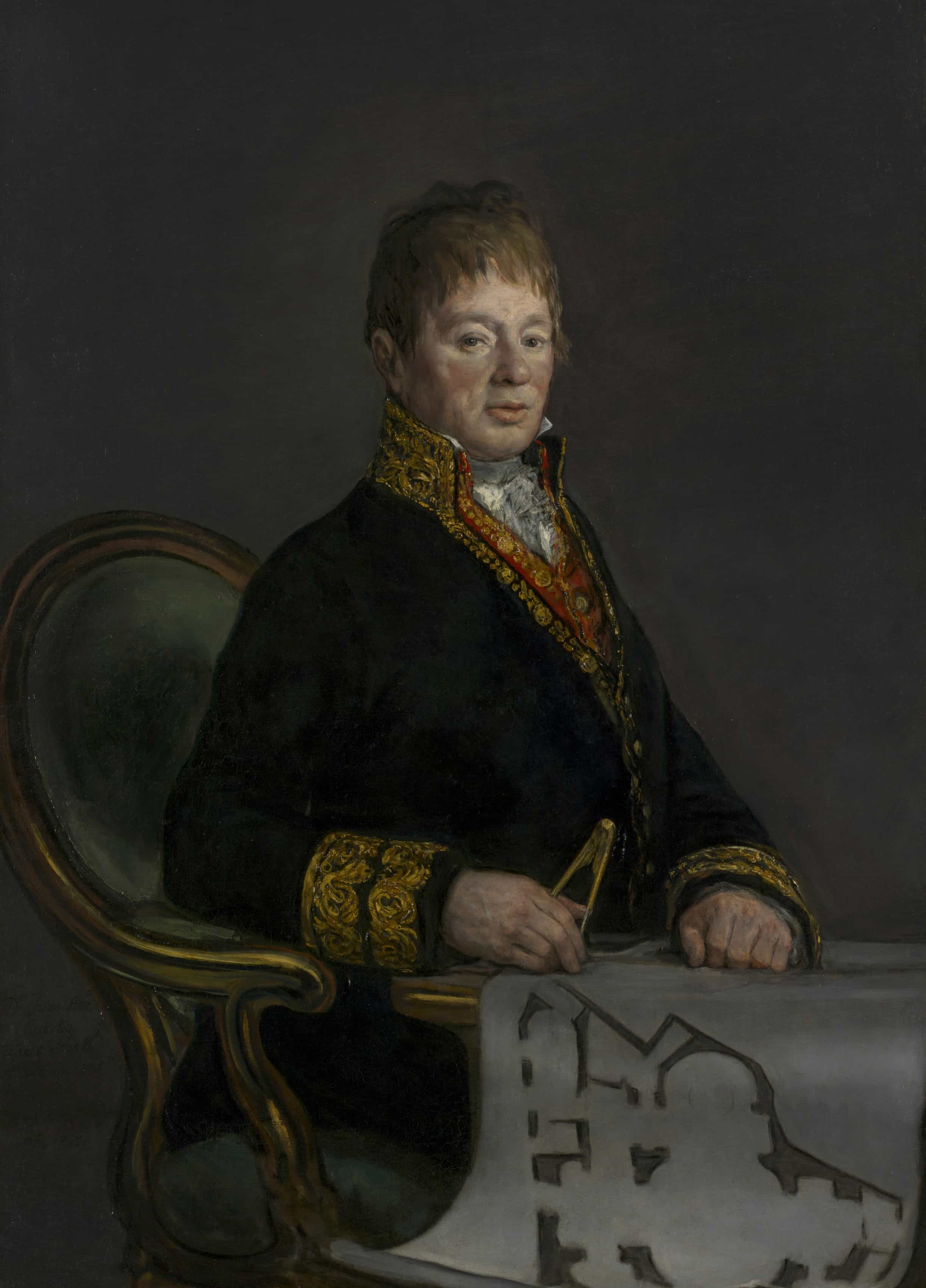 Portrait of Juan Antonio Cuervo by Francisco Goya