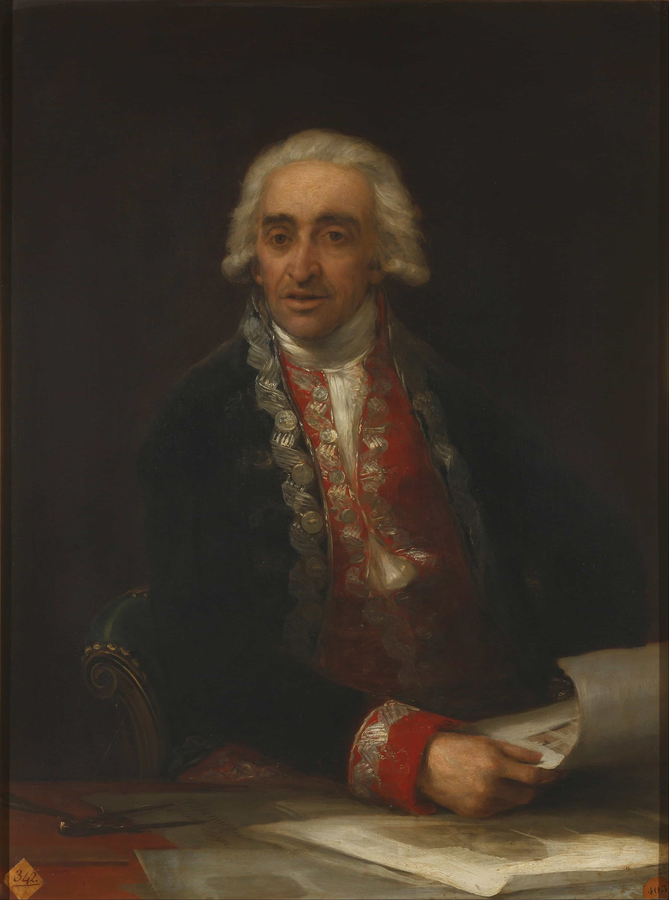 Portrait of Juan de Villanueva by Francisco Goya