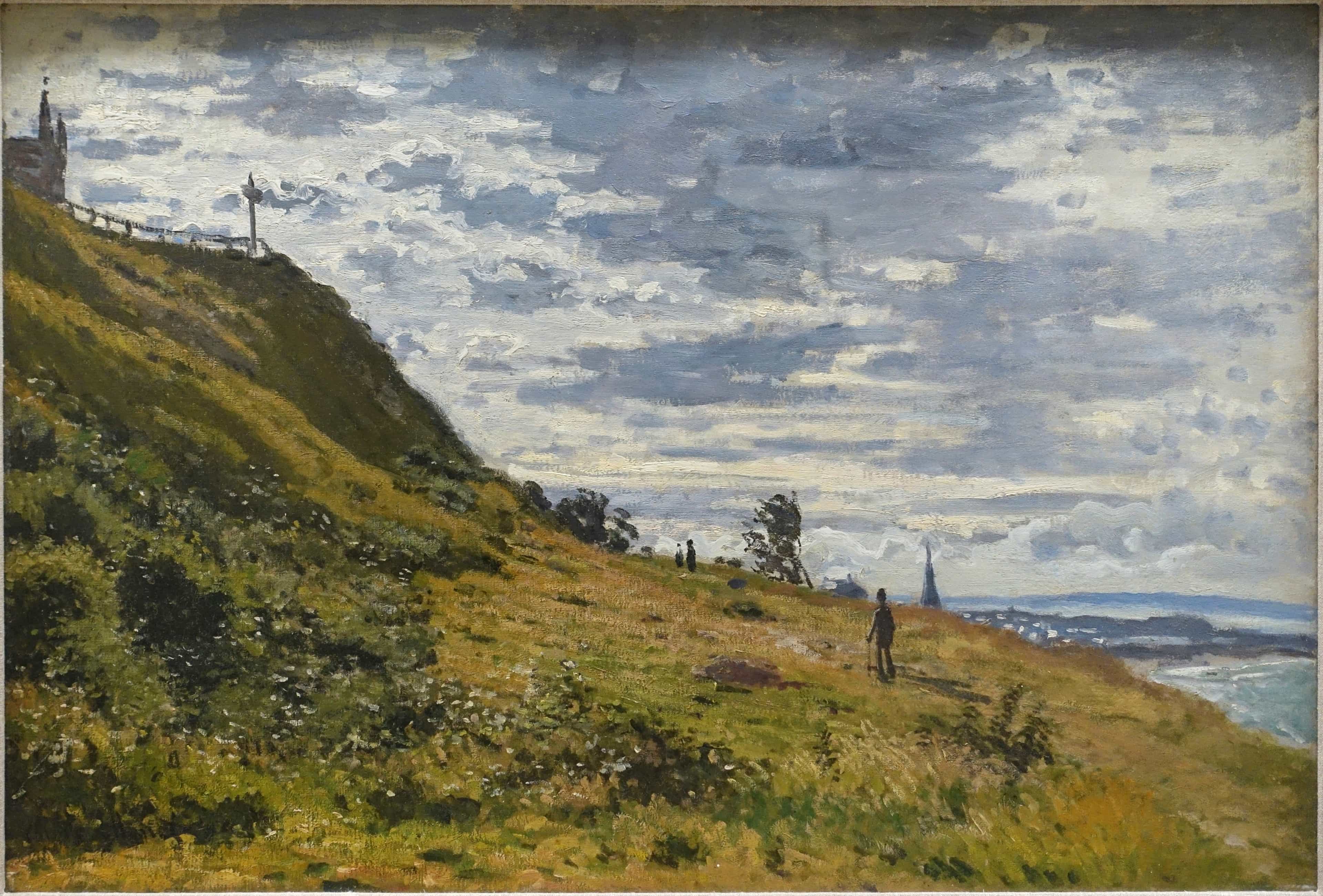 Cliff-walk at Sainte-Adresse by Claude Monet