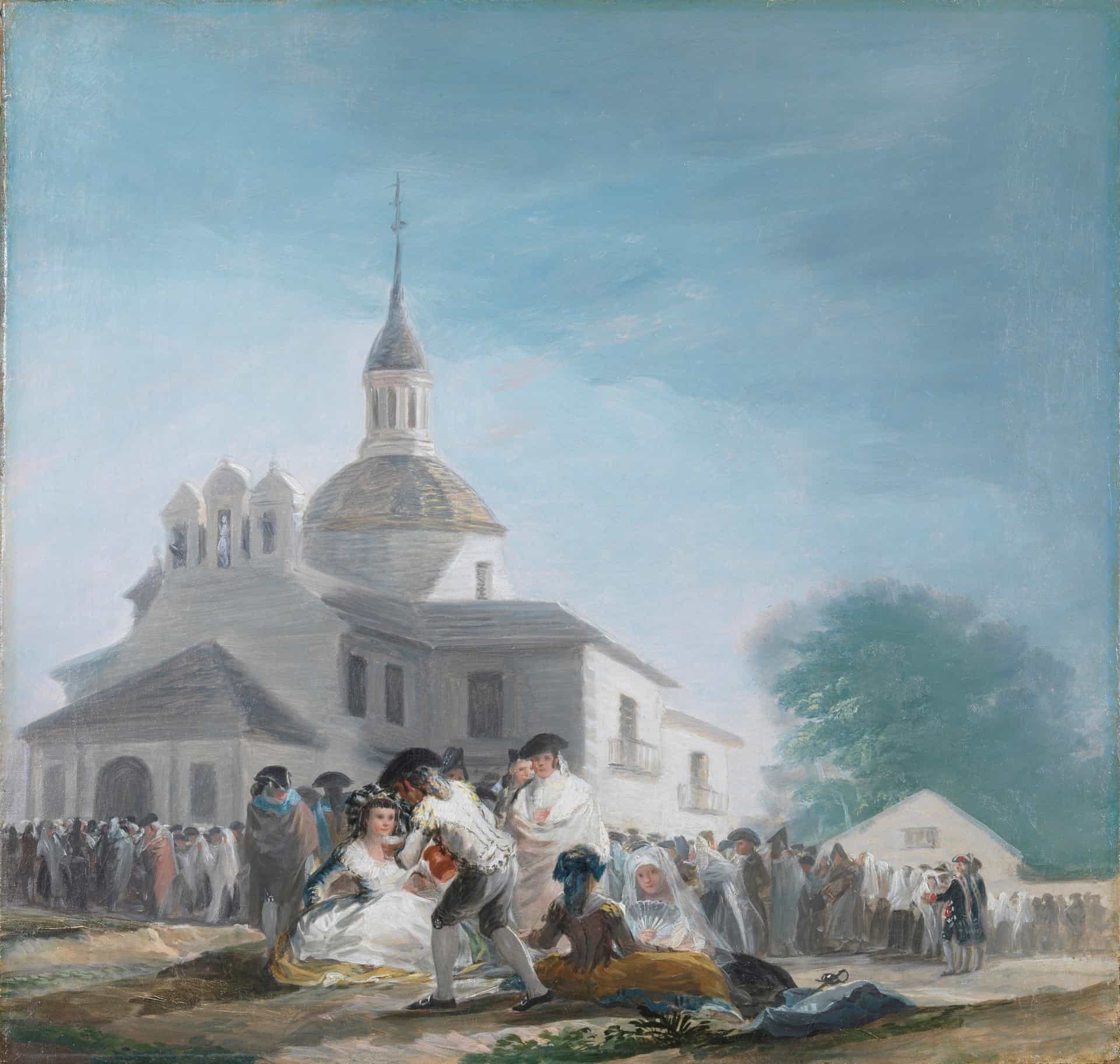 The Hermitage of Saint Isidor by Francisco Goya