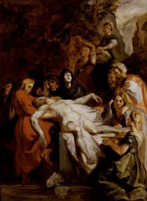 The Entombment by Eugène Delacroix