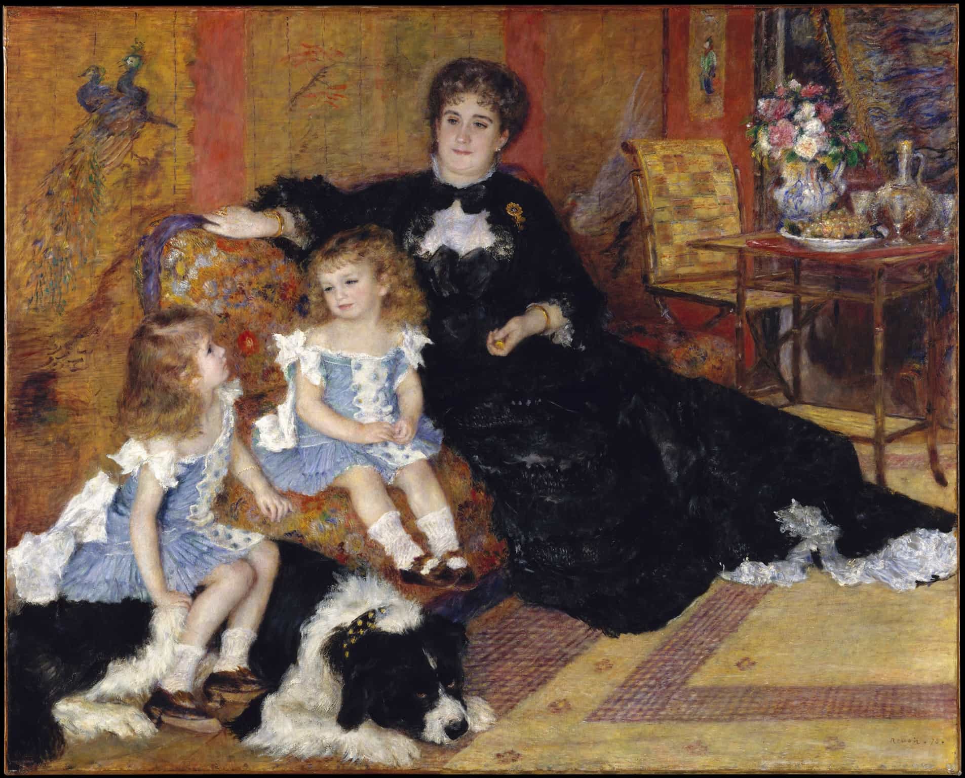 Madame Georges Charpentier and Her Children by Pierre-Auguste Renoir