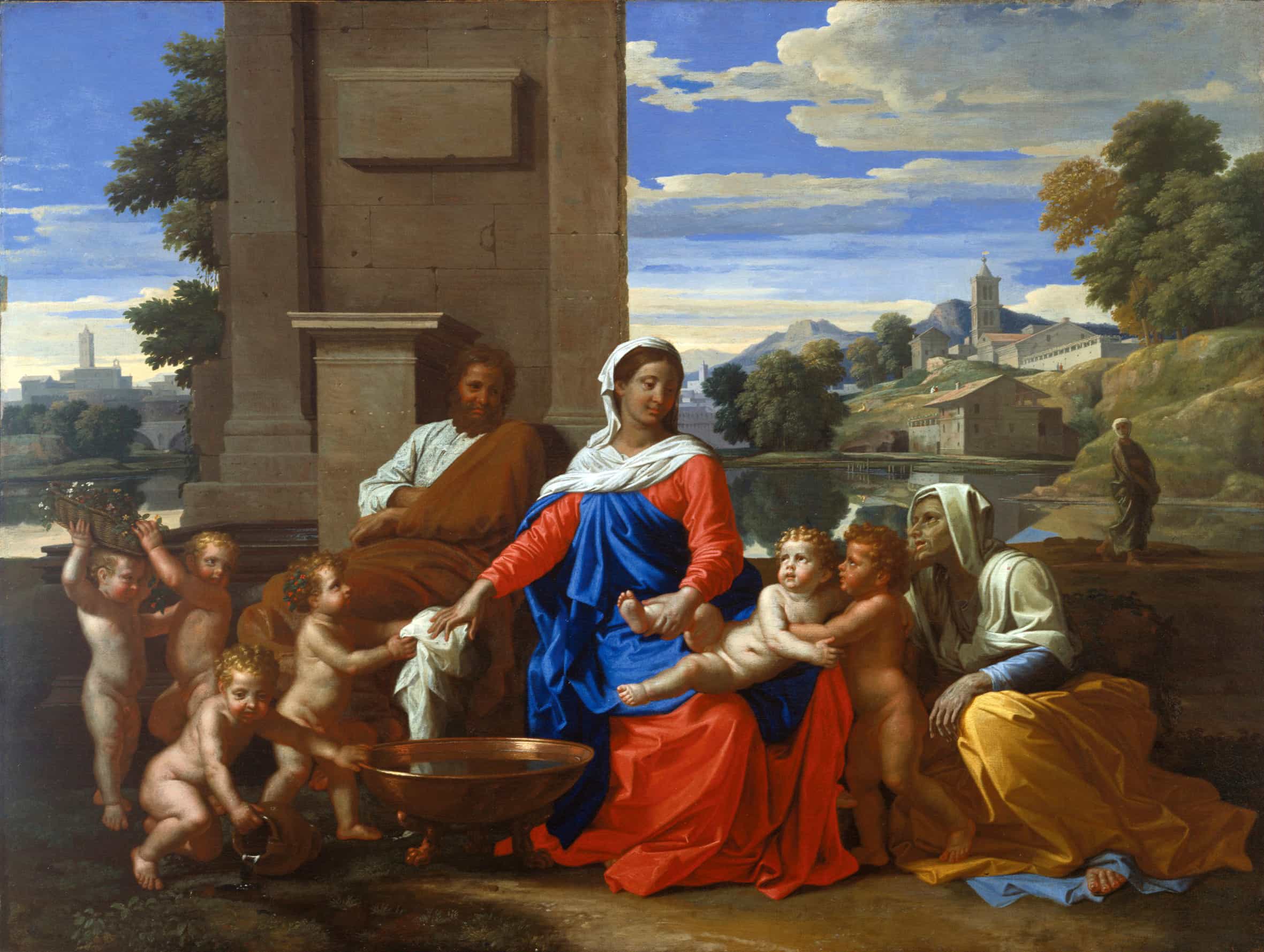 The Holy Family with the Infant Saint John the Baptist and Saint Elizabeth by Q41554