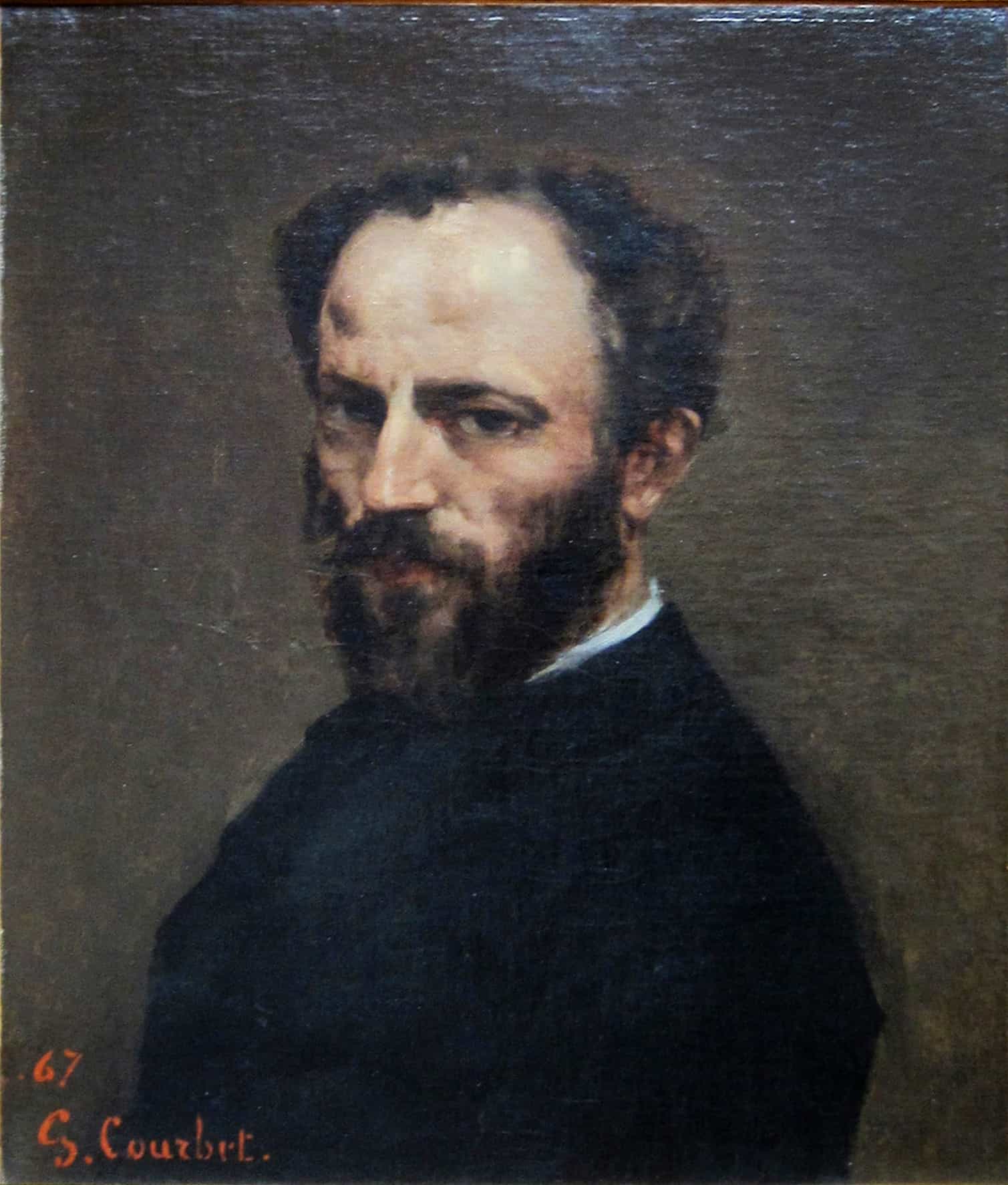Portrait of Amand Gautier (1825–1894) by Gustave Courbet