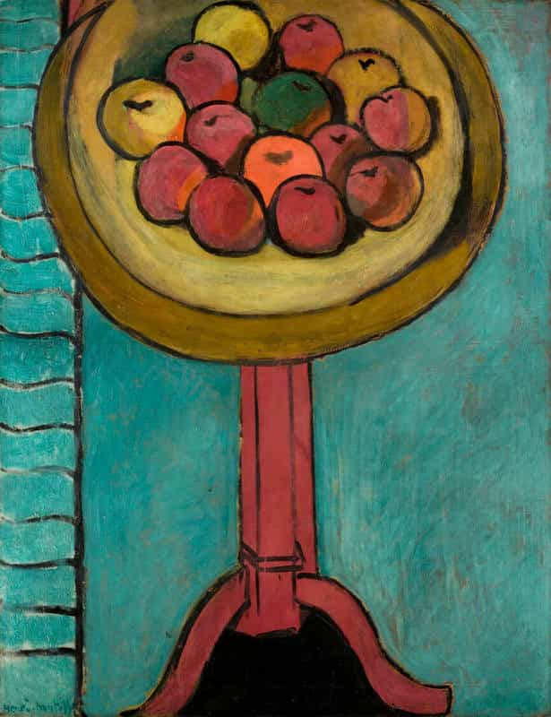 Bowl of Apples on a Table by Henri Matisse